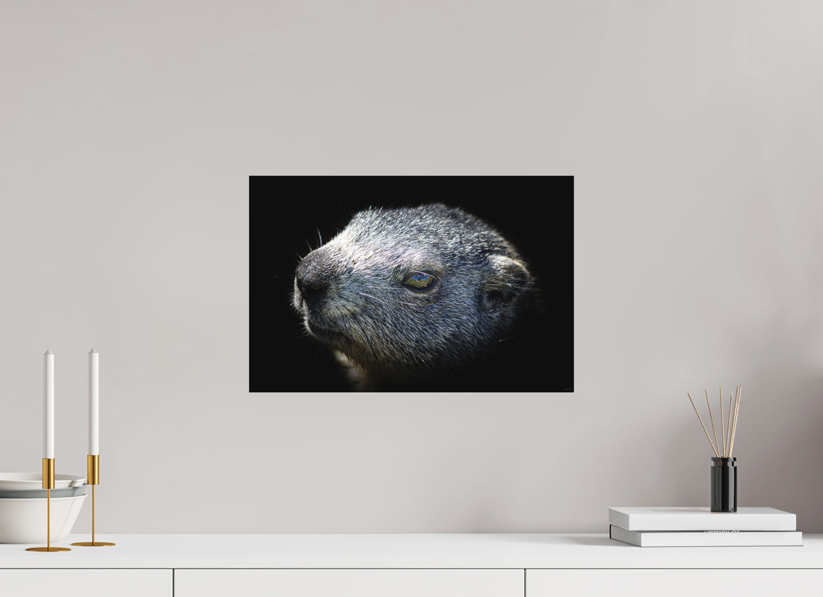 45 x 30 cm, Tirage Fine Art mat Dans son regard (N&B)