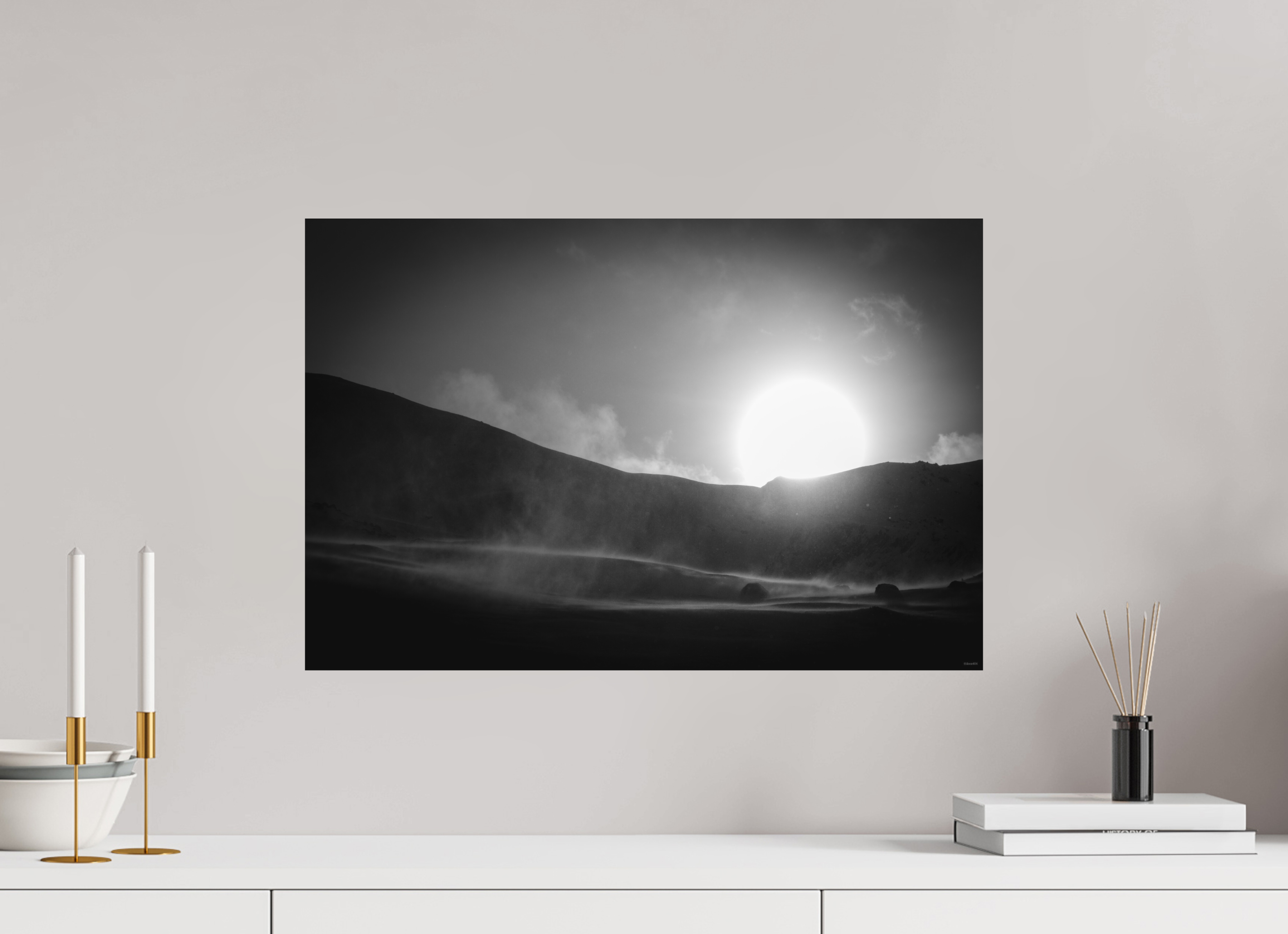 60 x 40 cm, Tirage Fine Art mat Poussière