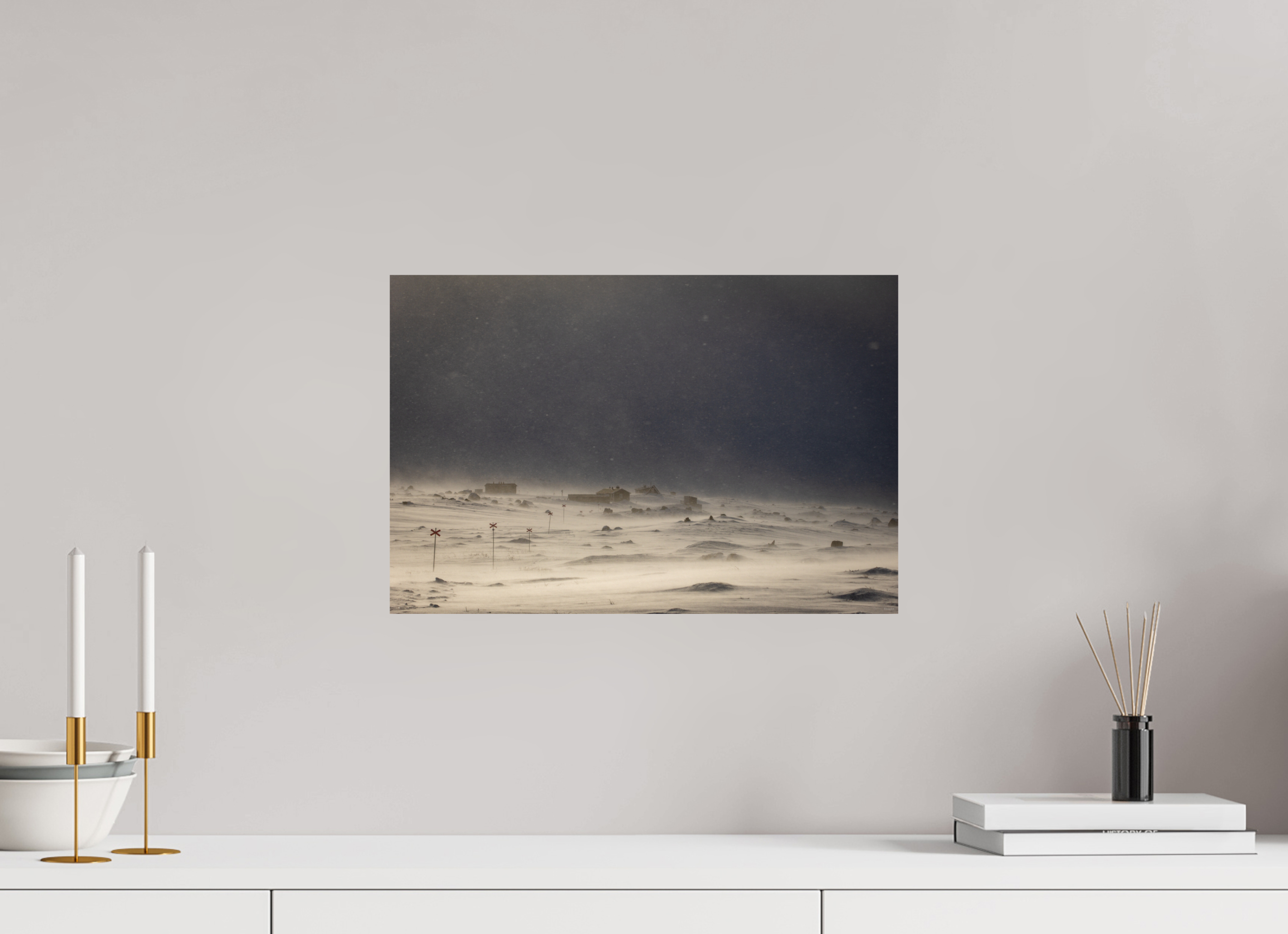 45 x 30 cm, Tirage Fine Art mat Blizzard