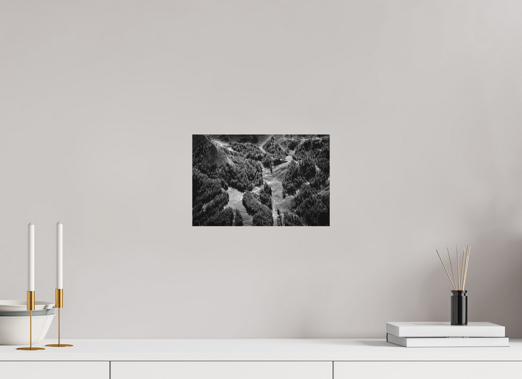 30 x 20 cm, Tirage Fine Art mat En attendant l'hiver