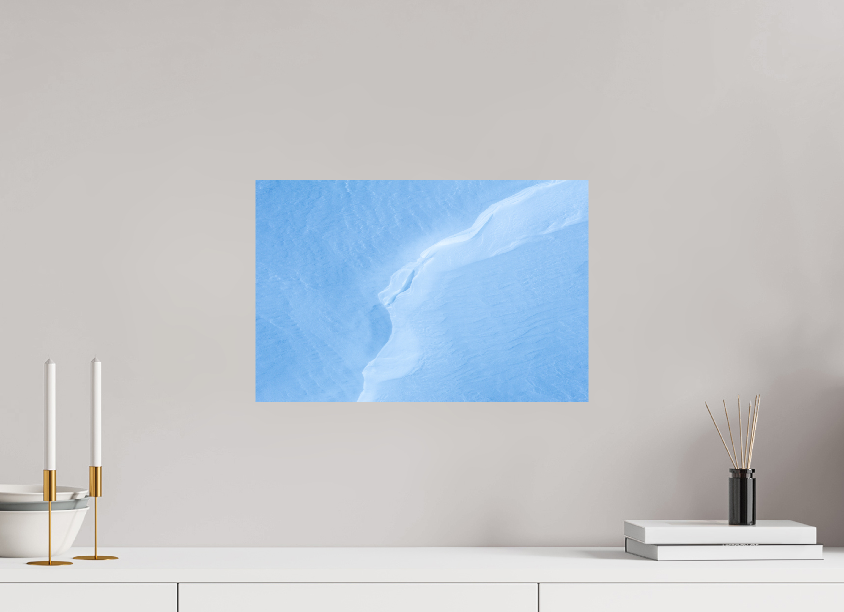 45 x 30 cm, Tirage Fine Art mat Ligne de silence