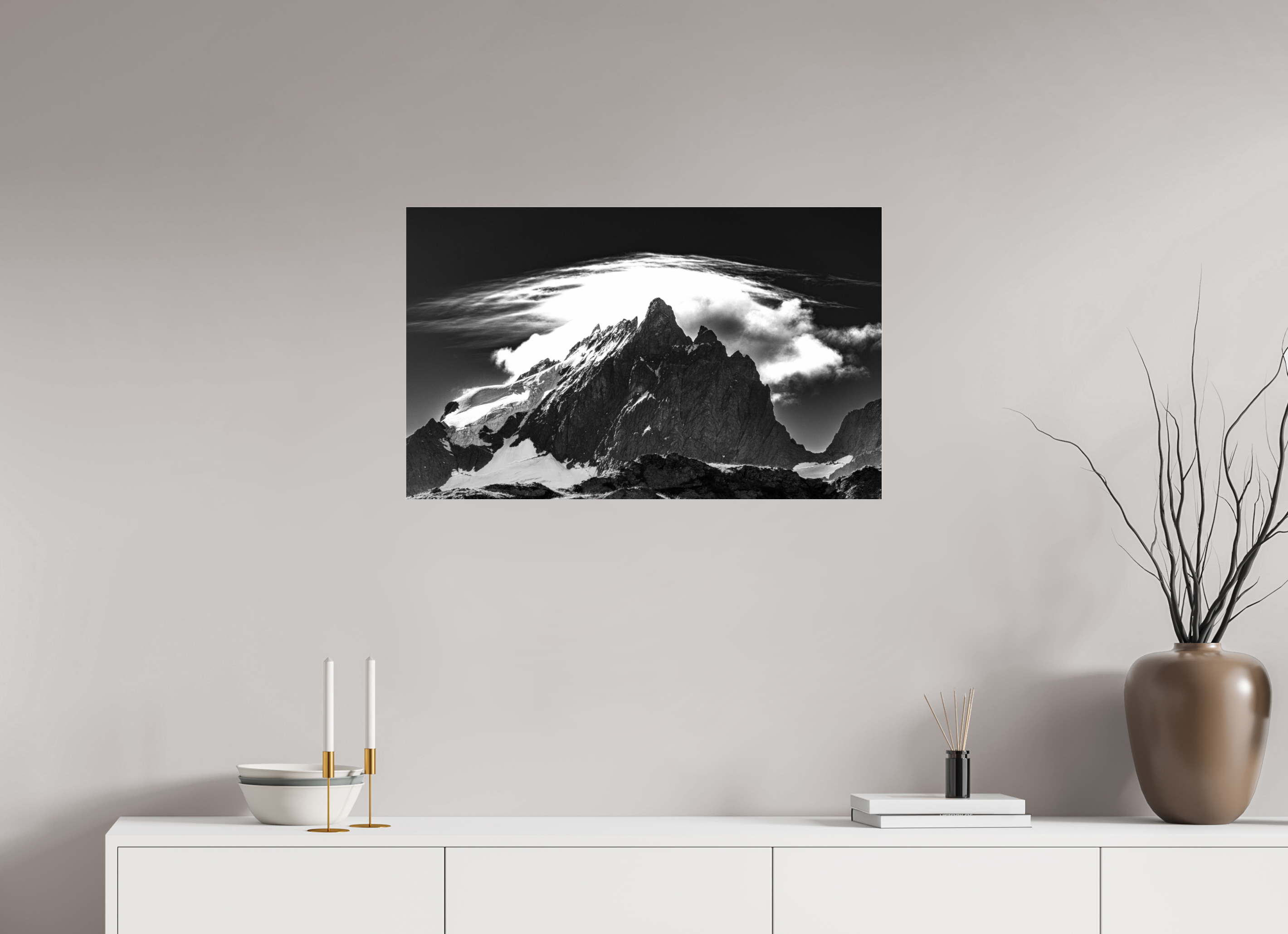 81,4 x 50 cm, Dibond verre brillant 2mm Souffle de Dieu