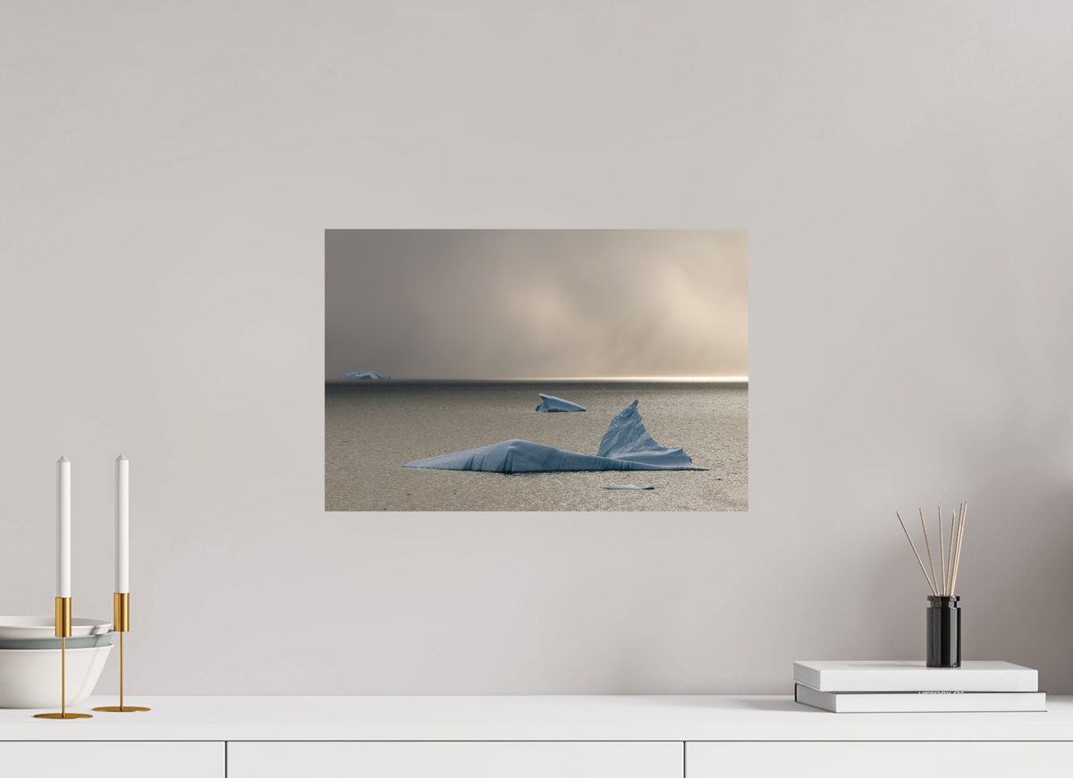45 x 30 cm, Tirage Fine Art mat Lueurs froides
