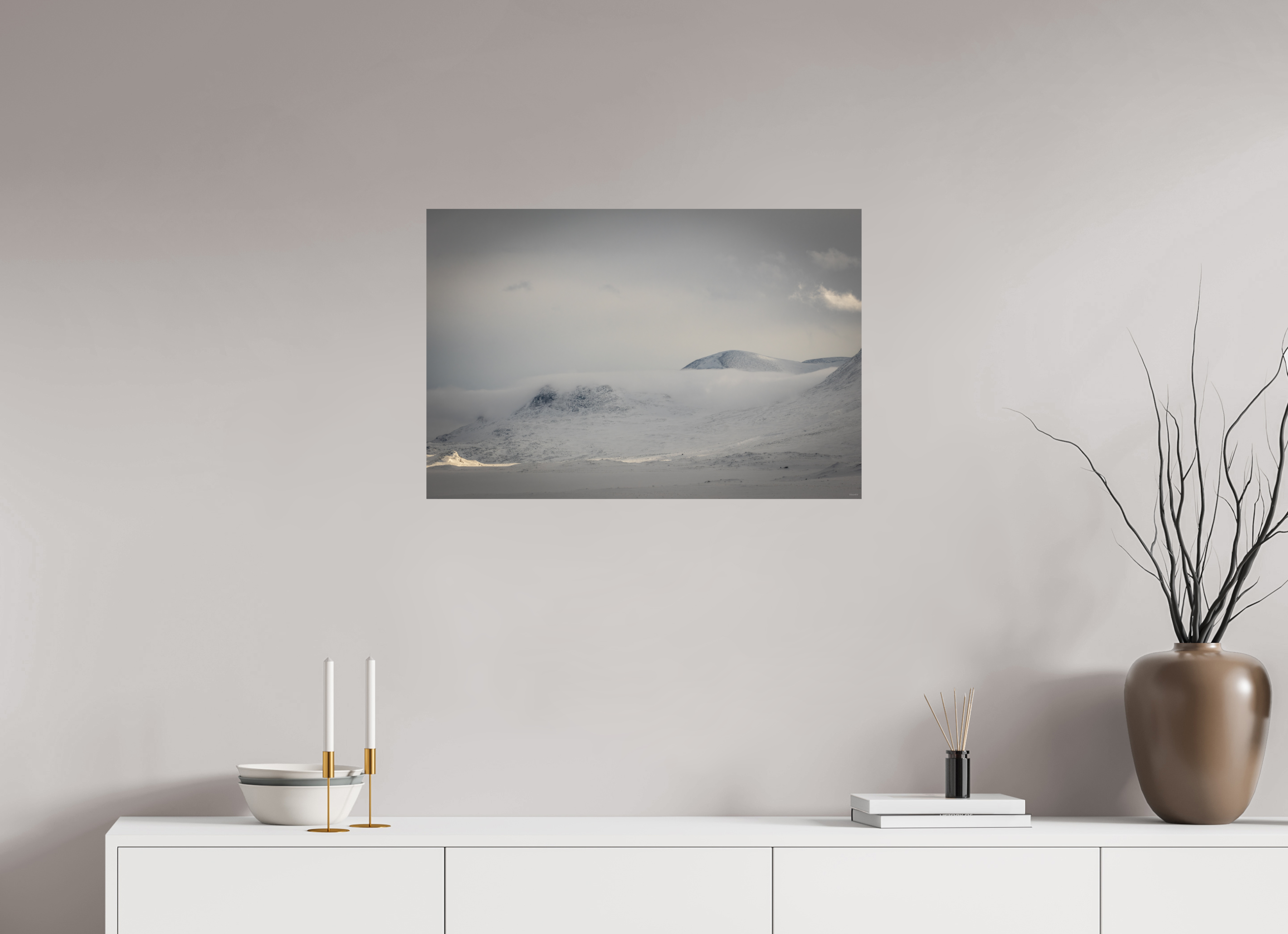 75 x 50 cm, Tirage Fine Art mat Espace temps