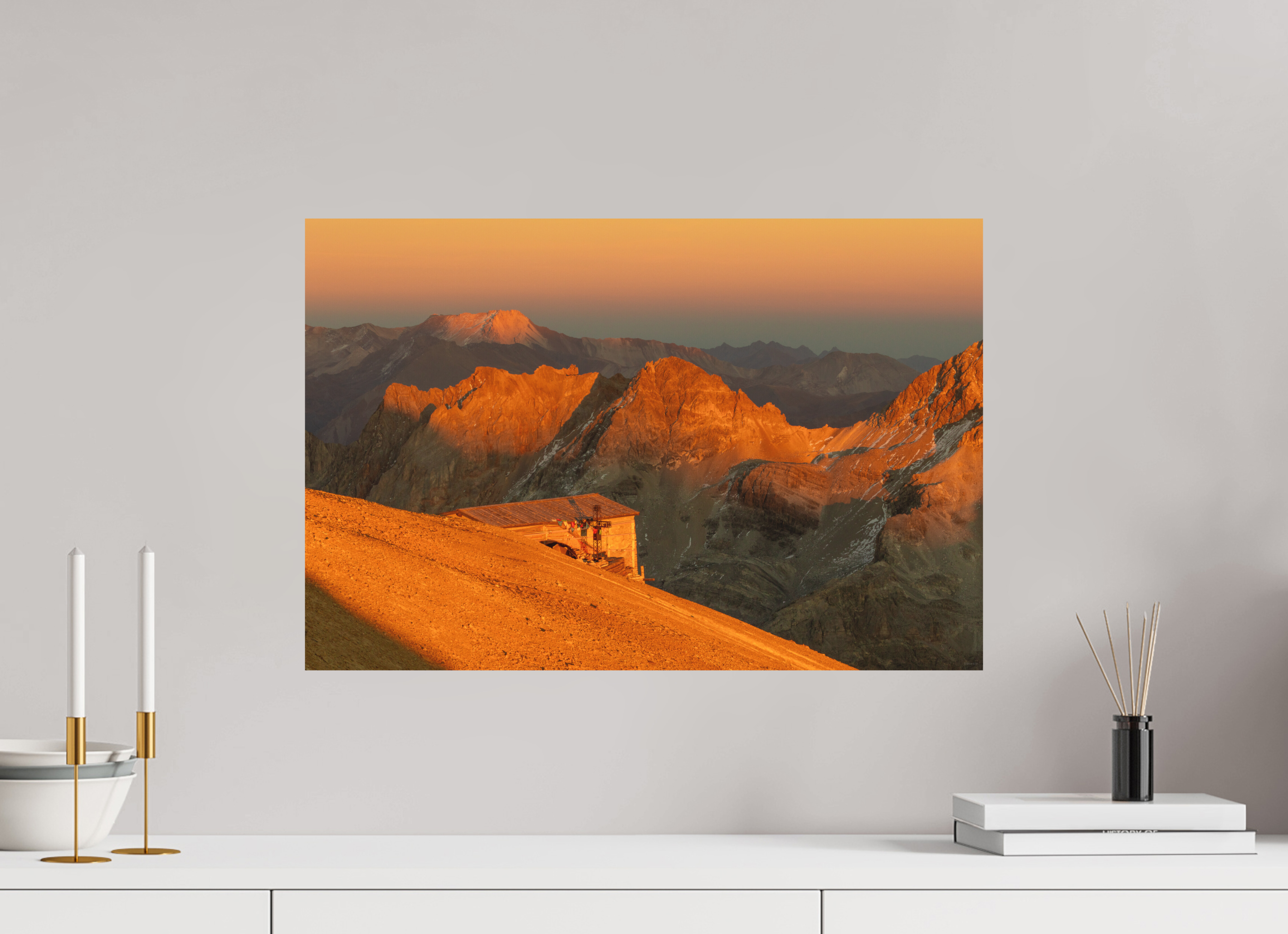 60 x 40 cm, Tirage Fine Art mat L'or sacré du monde