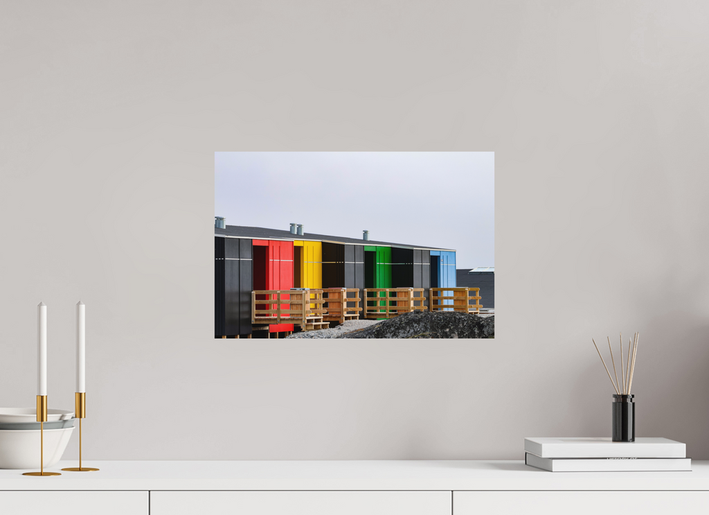 45 x 30 cm, Tirage Fine Art mat Couleurs nordiques