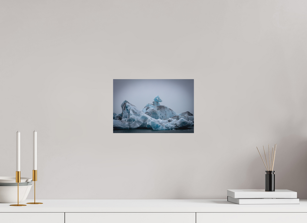 30 x 20 cm, Tirage Fine Art mat Sculpture glaciaire