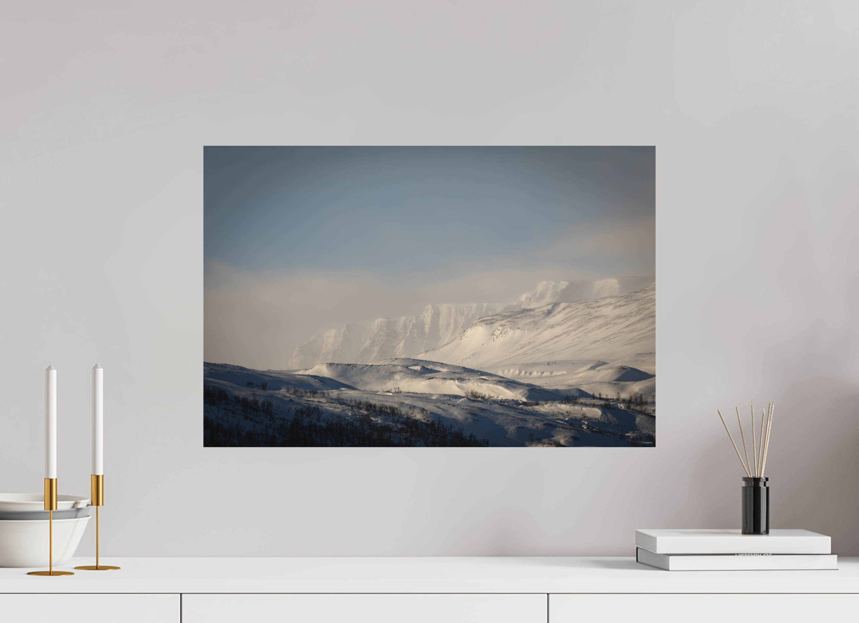 60 x 40 cm, Tirage Fine Art mat Âge de glace