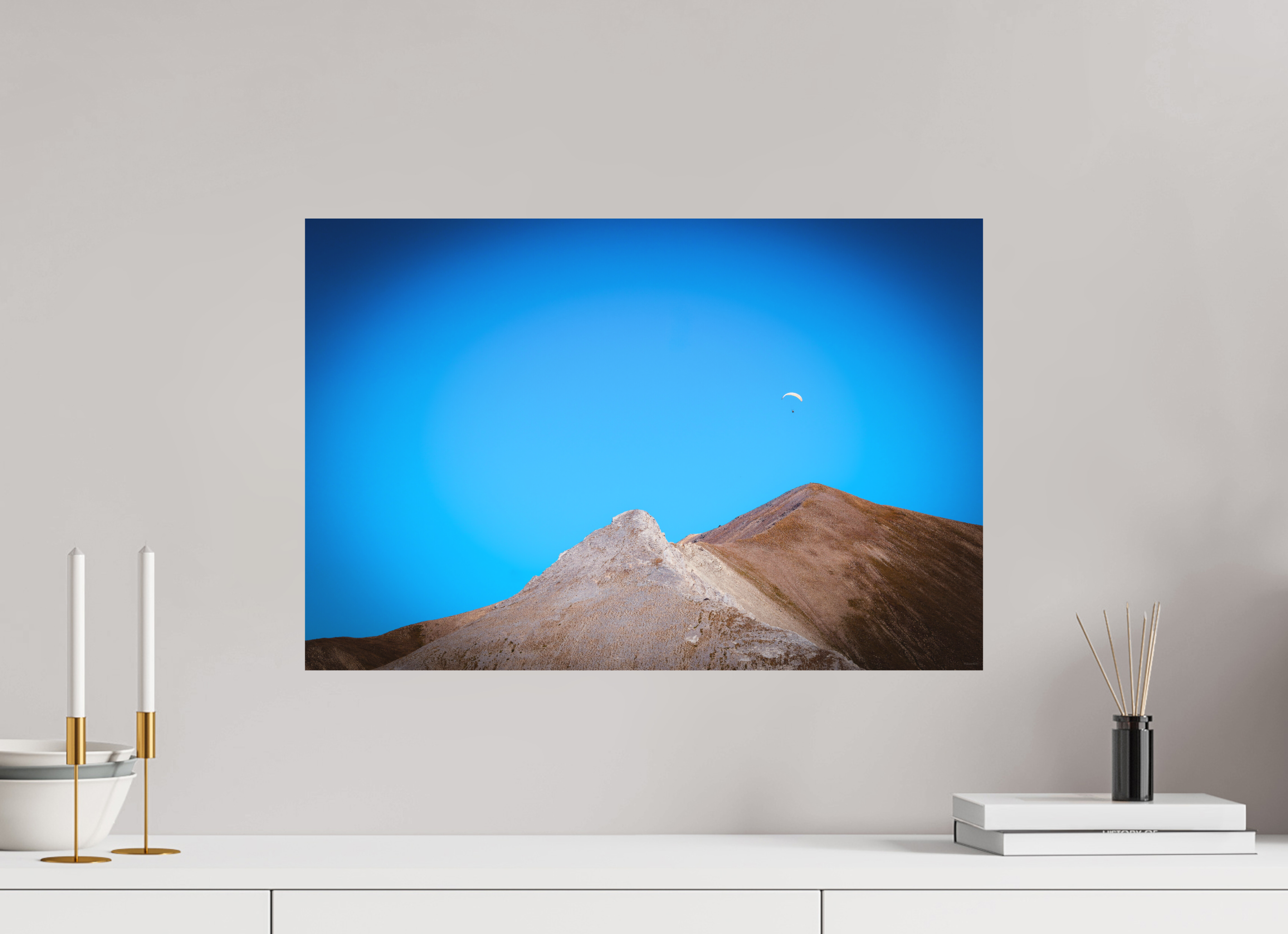 60 x 40 cm, Tirage Fine Art mat Pendule