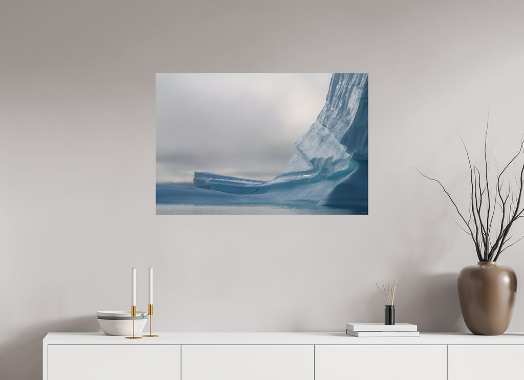 90 x 60 cm, Tirage Fine Art mat Immersion froide