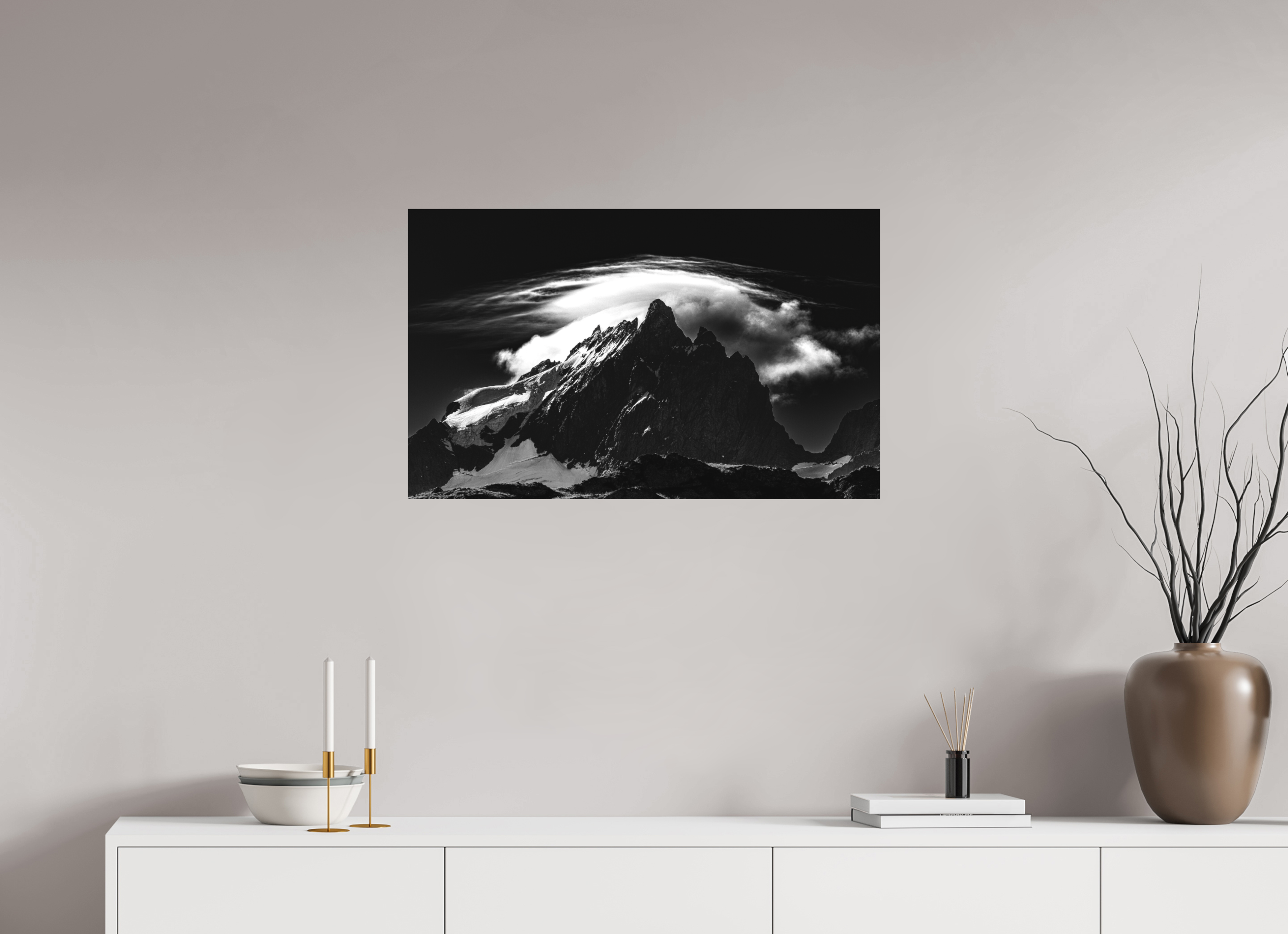 81,4 x 50 cm, Tirage Fine Art mat Le souffle de Dieu