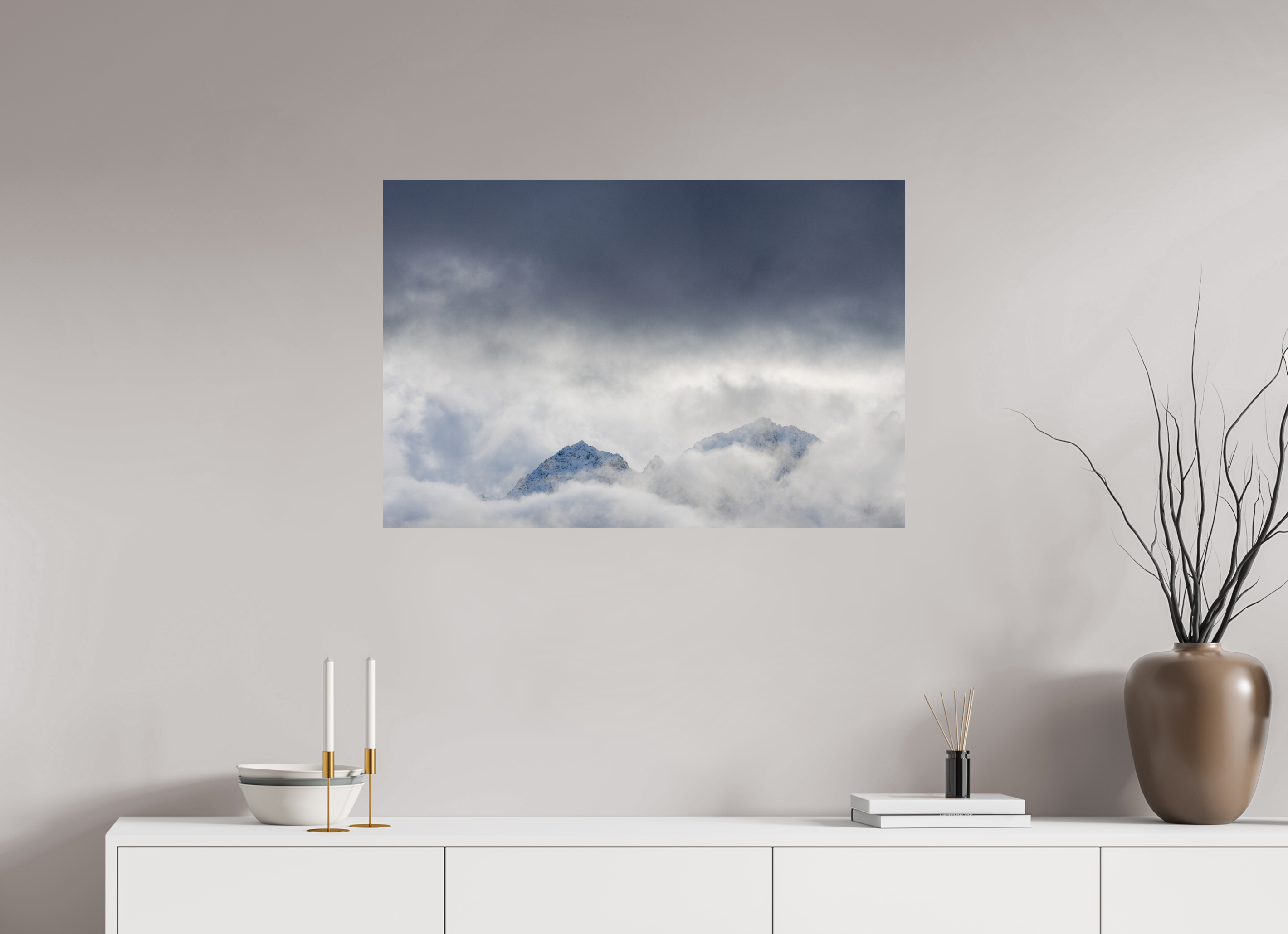 90 x 60 cm, Tirage Fine Art mat Entre deux souffles