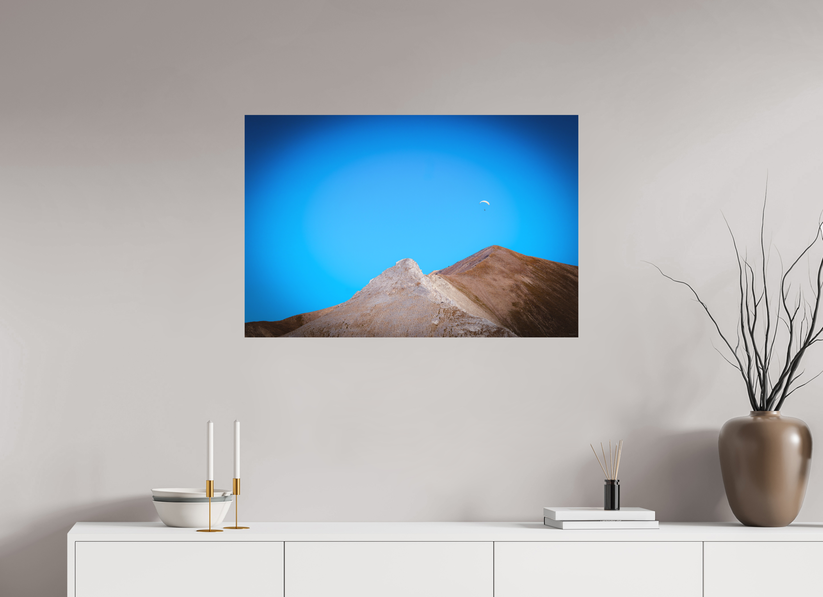 90 x 60 cm, Tirage Fine Art mat Pendule