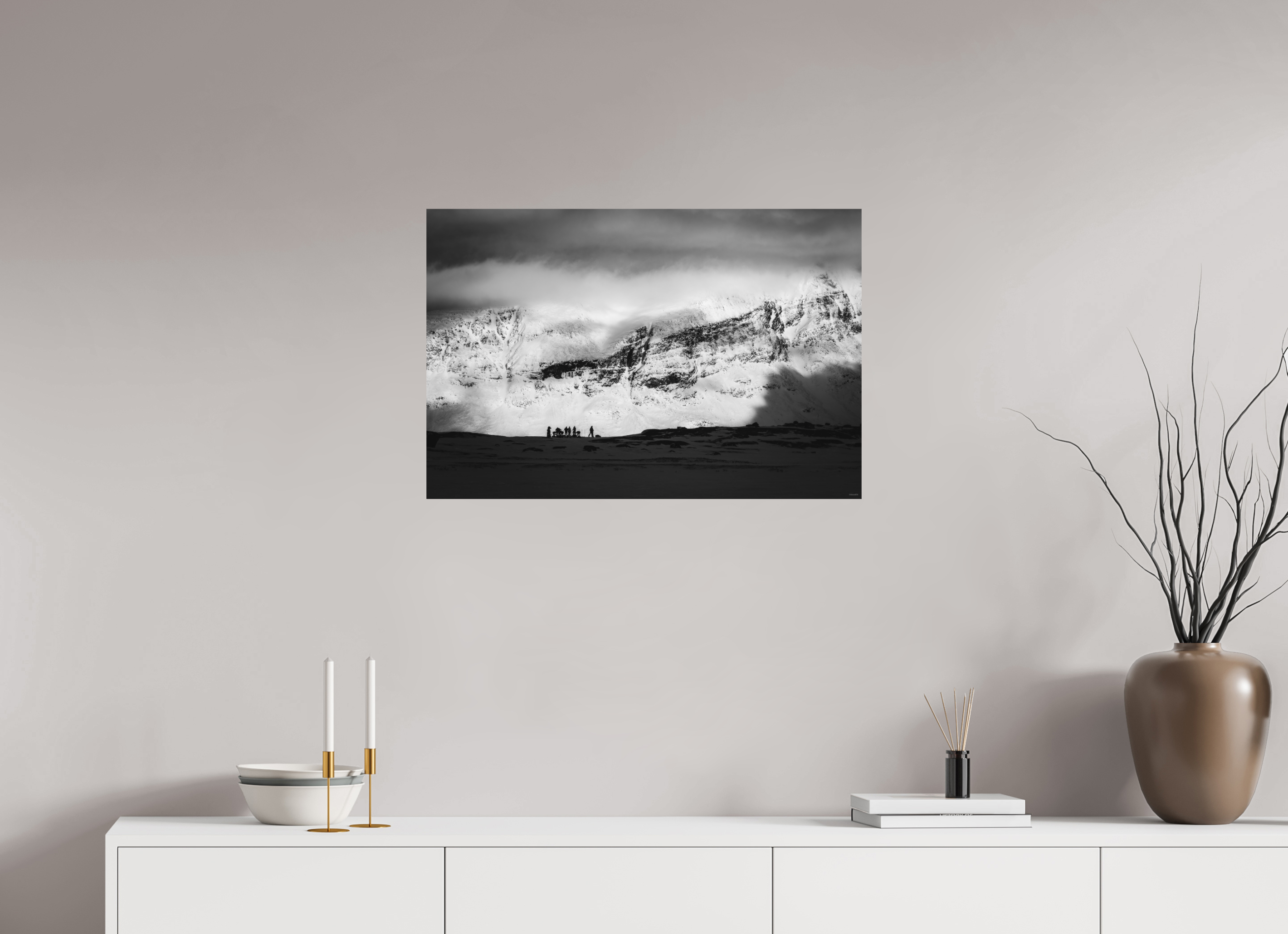75 x 50 cm, Tirage Fine Art mat Platon