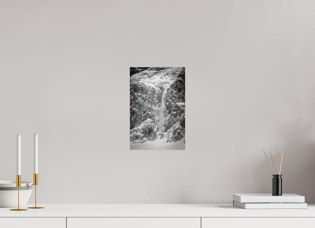 20 x 30 cm, Tirage Fine Art mat Torrent de poudre