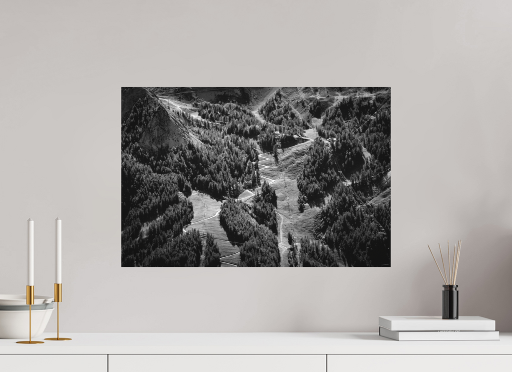 60 x 40 cm, Tirage Fine Art mat En attendant l'hiver