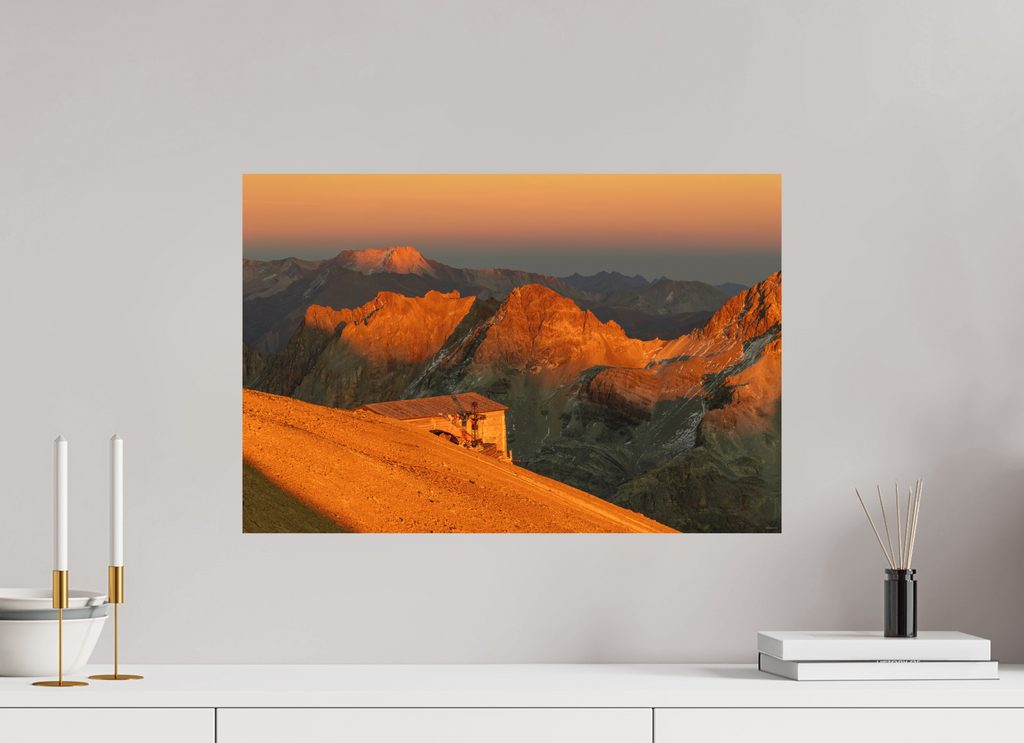 60 x 40 cm, Tirage Fine Art mat L'or sacré du monde