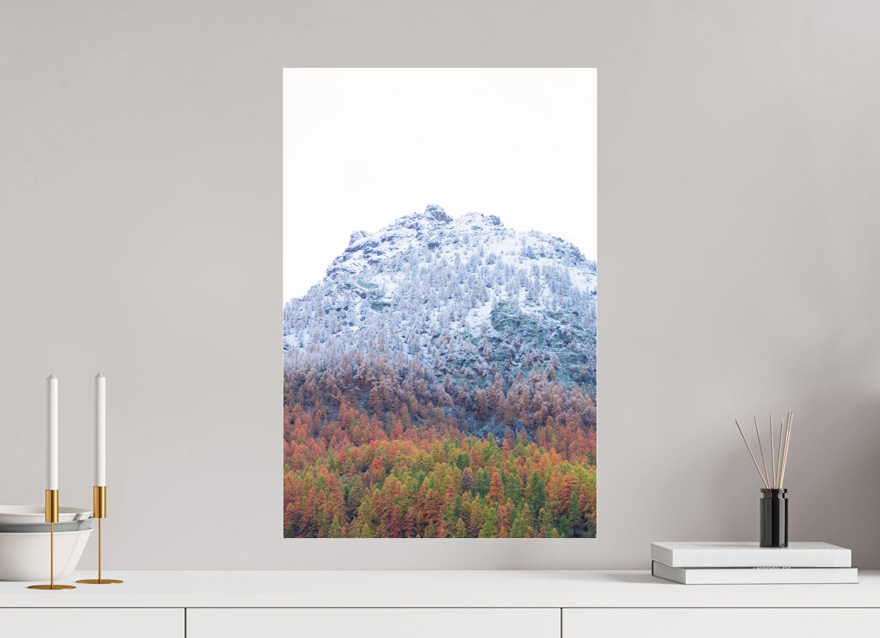 40 x 60 cm, Dibond verre brillant 2mm Duel