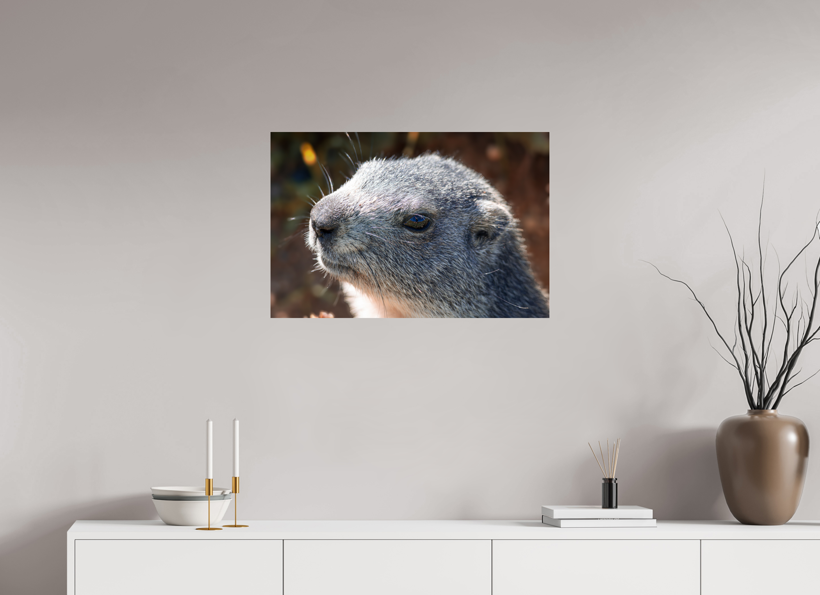 75 x 50 cm, Dibond verre brillant 2mm Dans son regard 2