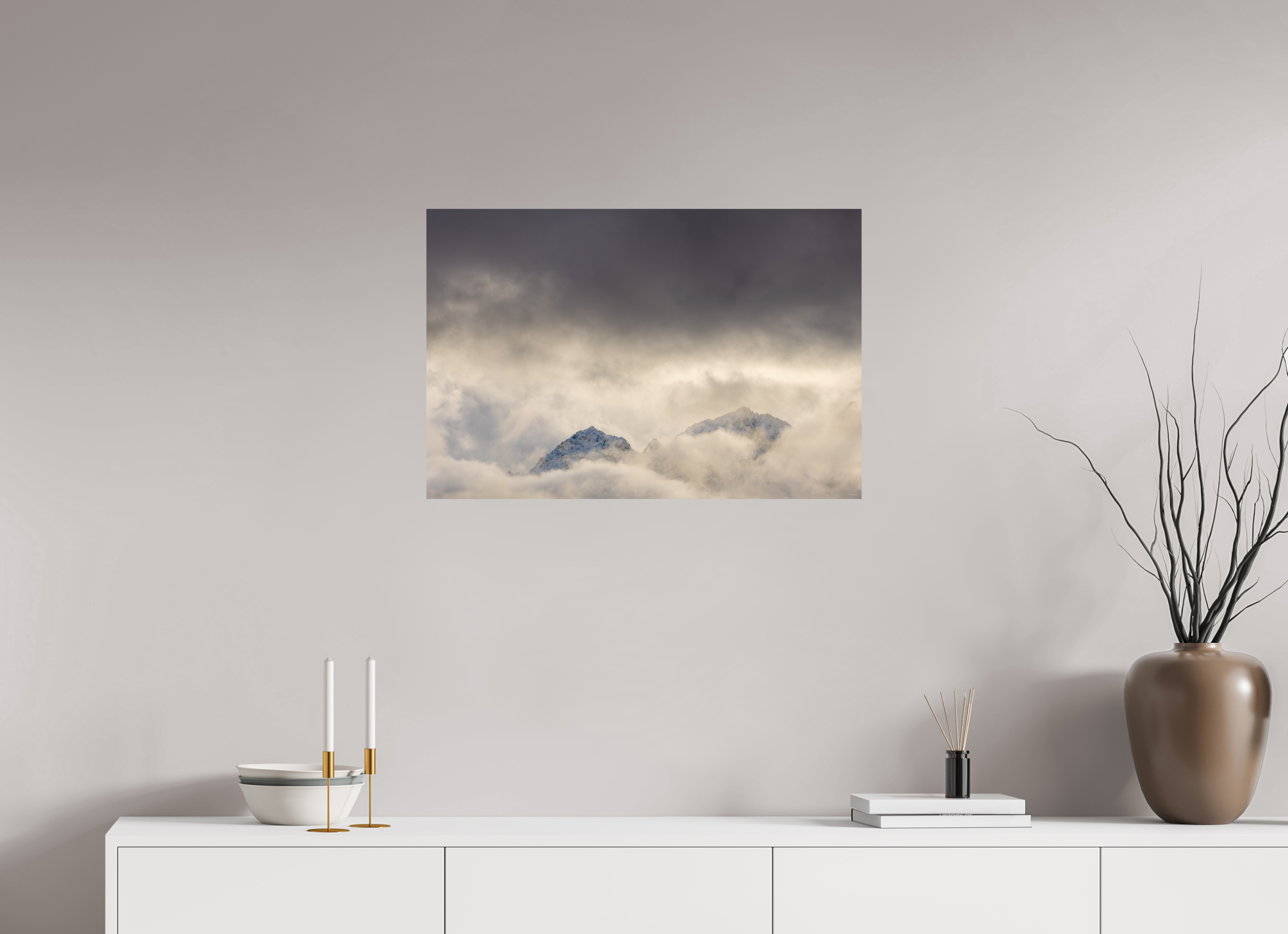 75 x 50 cm, Tirage Fine Art mat Entre deux souffles