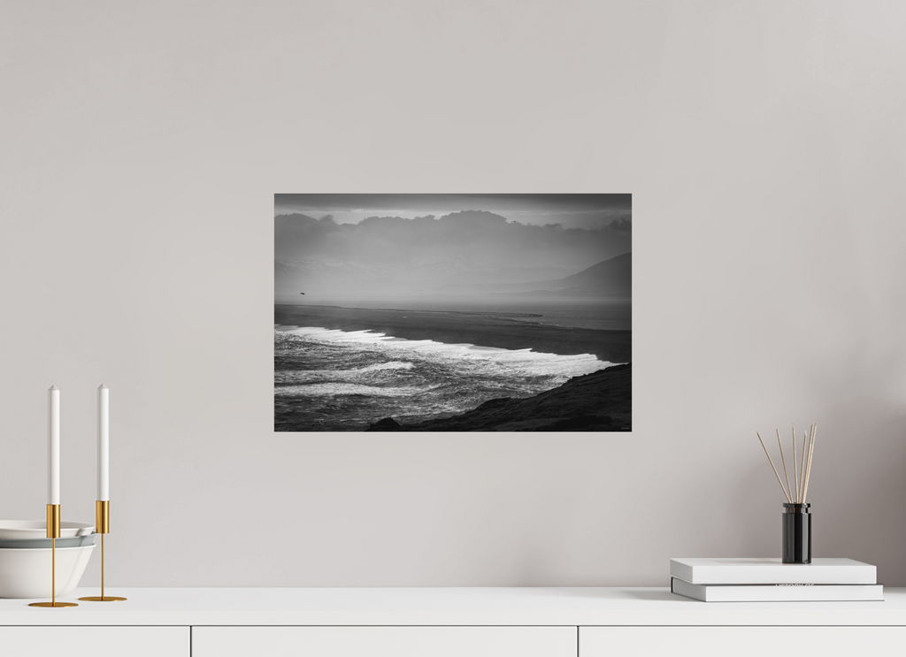 45 x 30 cm, Tirage Fine Art mat Grève noire