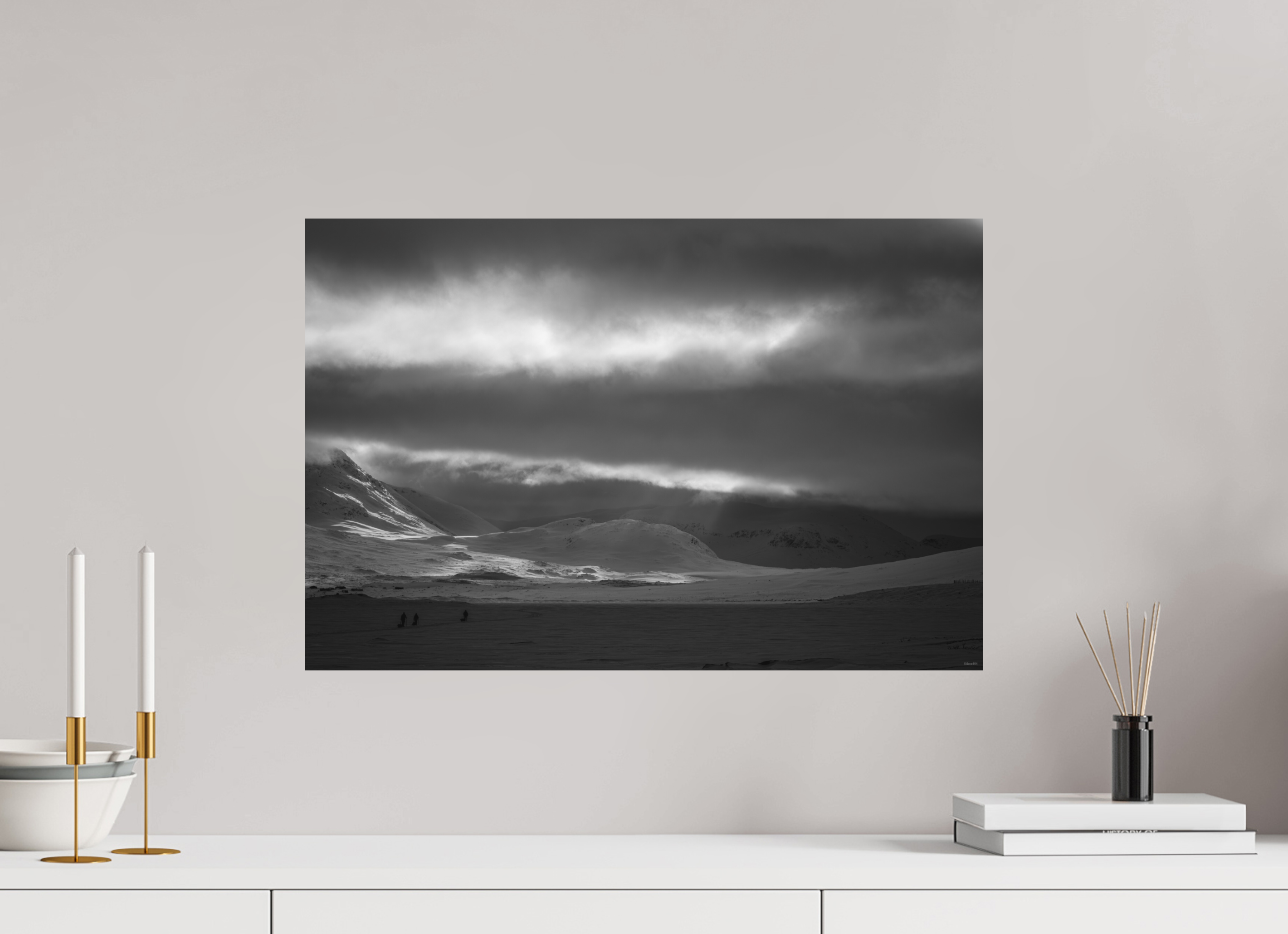 60 x 40 cm, Tirage Fine Art mat Lumière divine