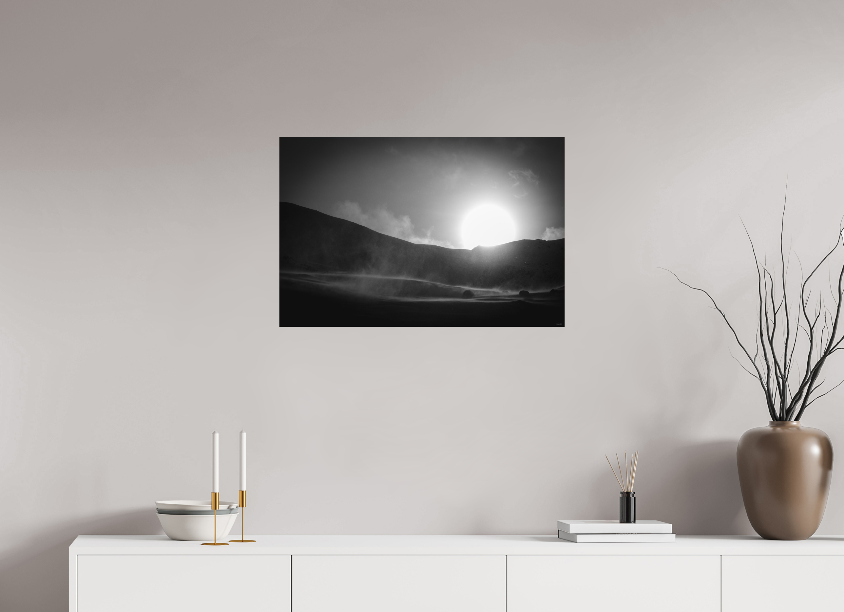 75 x 50 cm, Tirage Fine Art mat Poussière