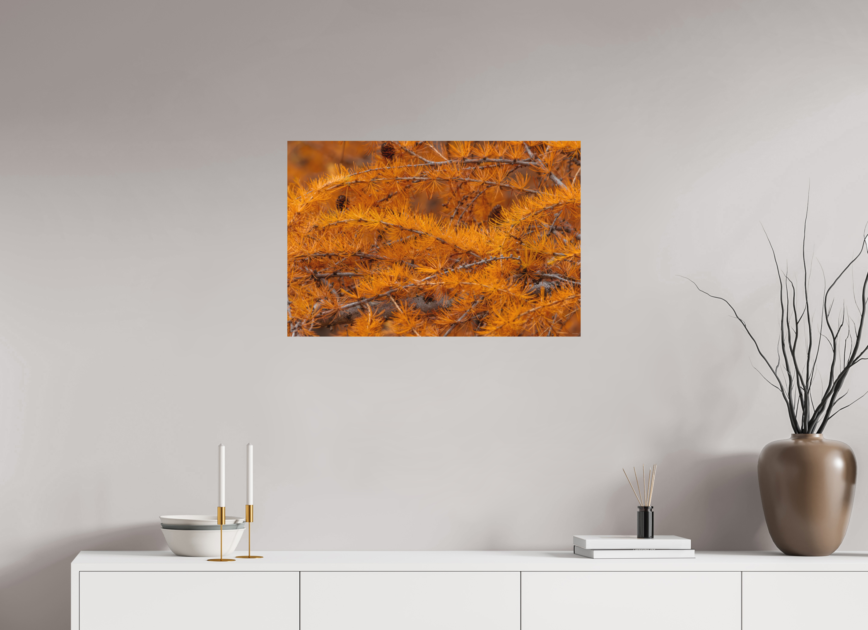 75 x 50 cm, Tirage Fine Art mat Coucher de sève