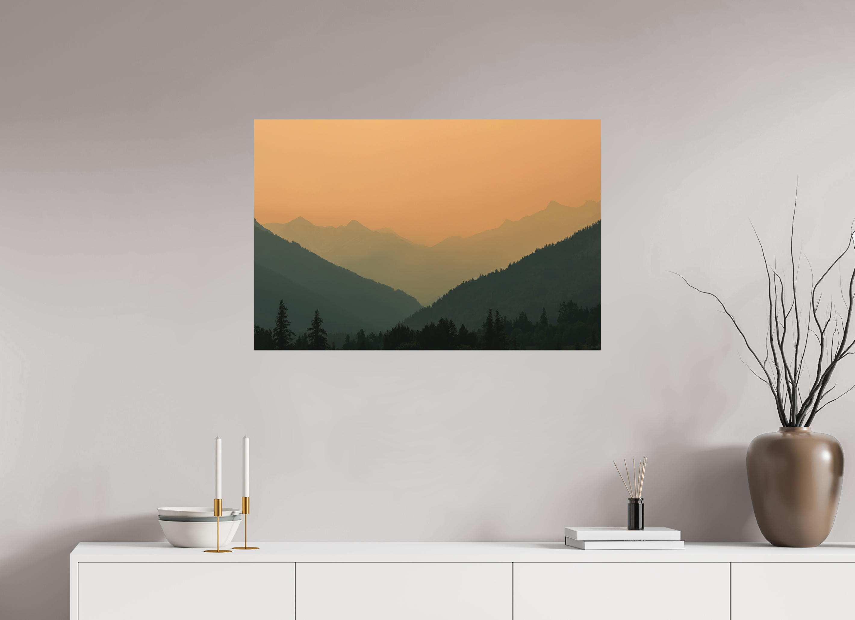 90 x 60 cm, Tirage Fine Art mat Col en V