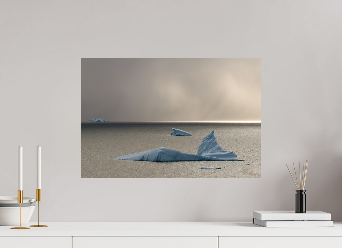 60 x 40 cm, Tirage Fine Art mat Lueurs froides