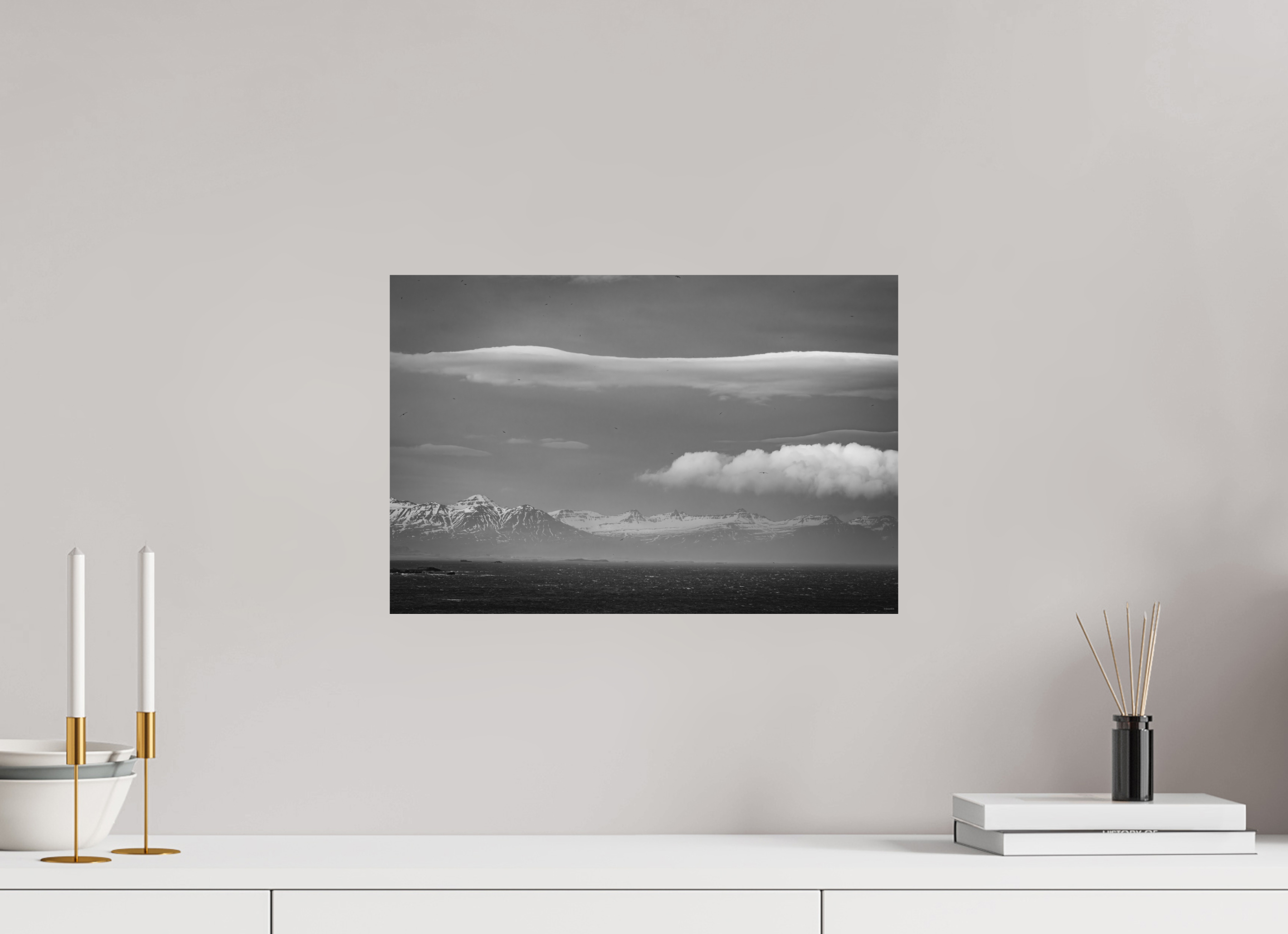 45 x 30 cm, Tirage Fine Art mat Souffle boréal