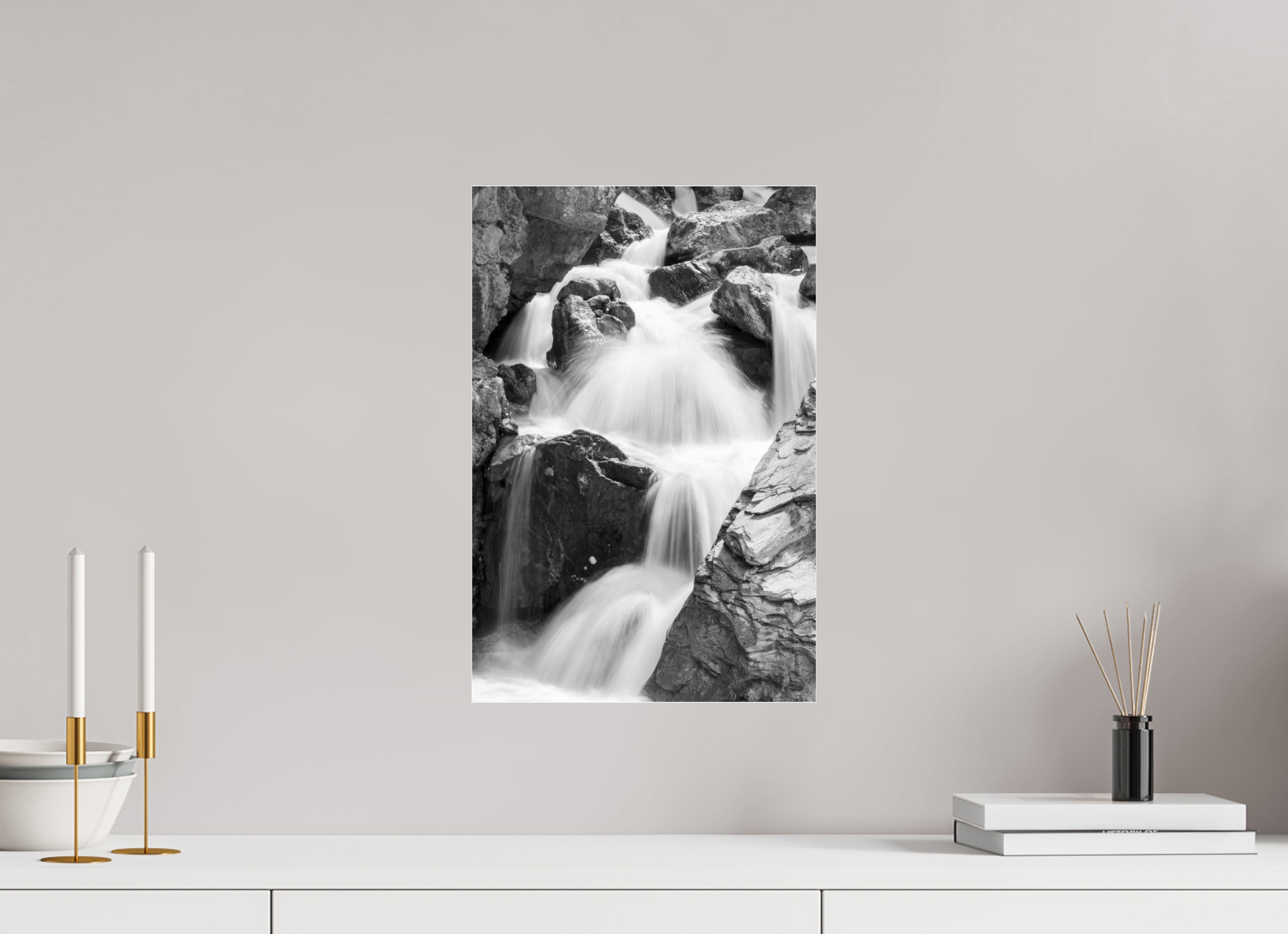 30 x 45 cm, Dibond verre brillant 2mm Les fils du temps