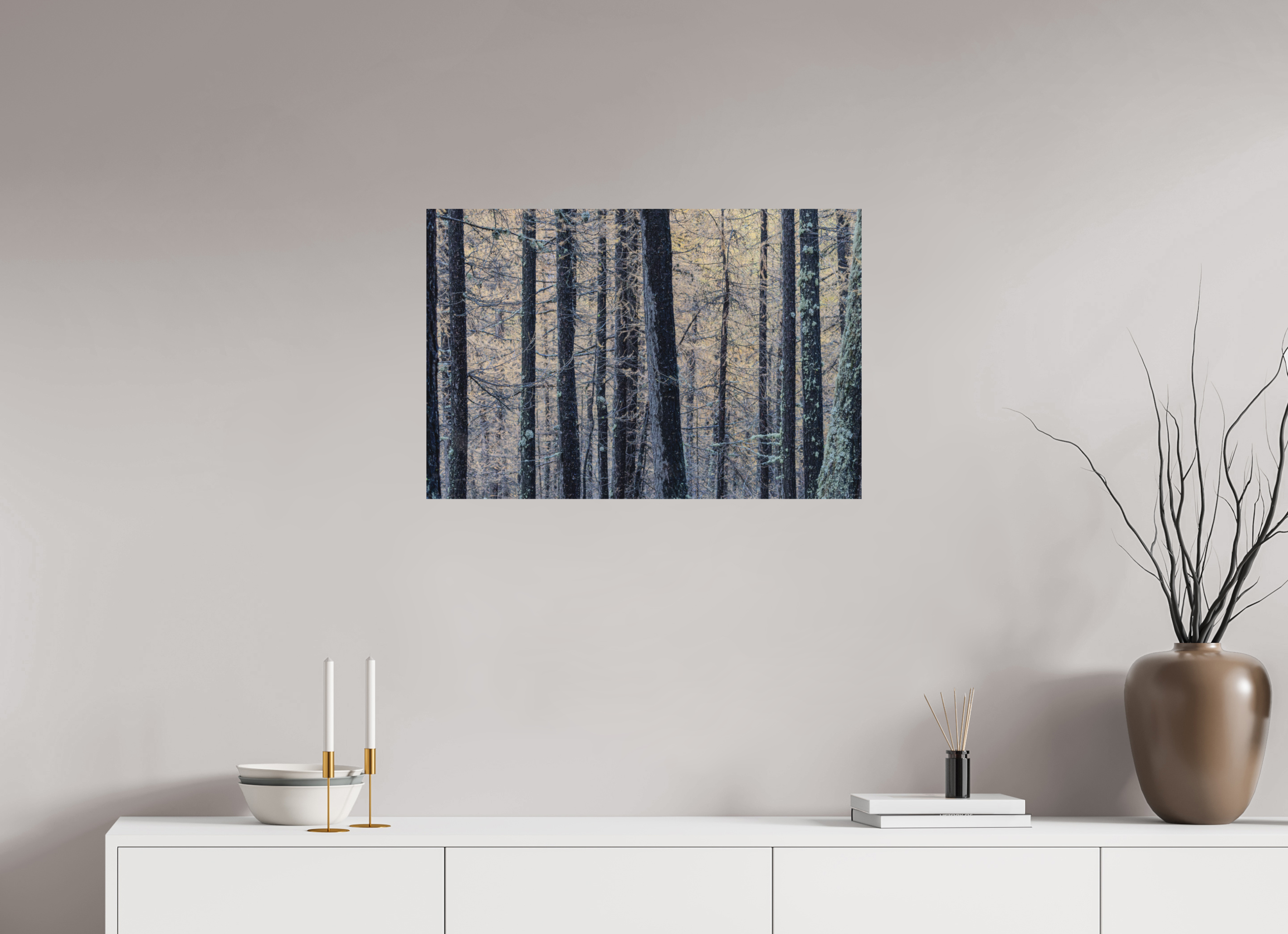 75 x 50 cm, Tirage Fine Art mat Entre les lignes