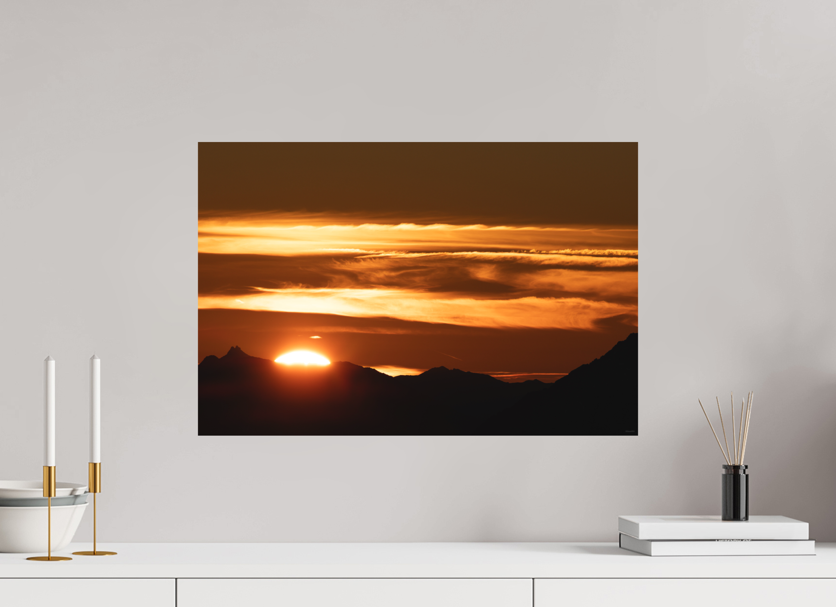 60 x 40 cm, Tirage Fine Art mat Velours solaires