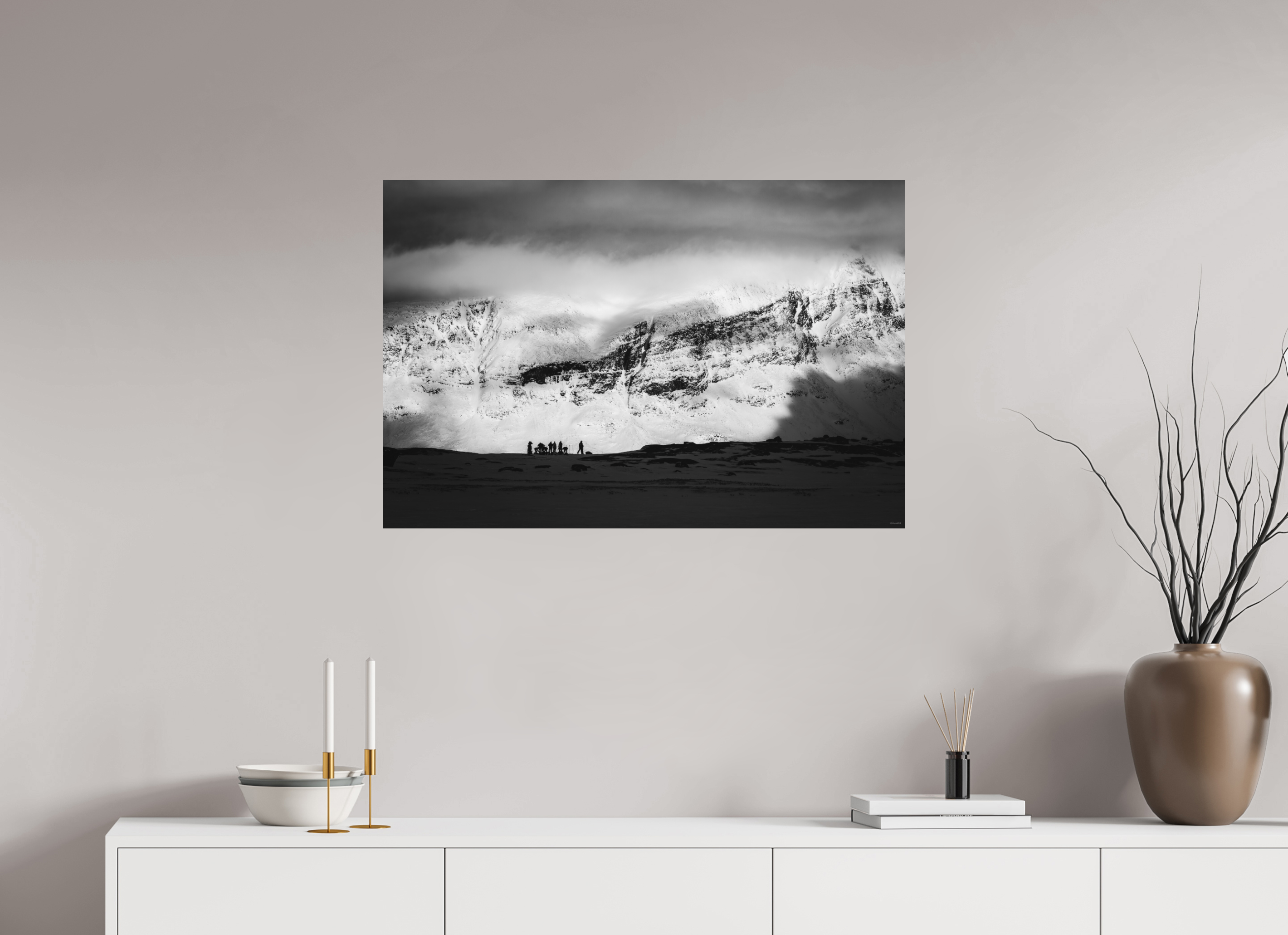 90 x 60 cm, Tirage Fine Art mat Platon