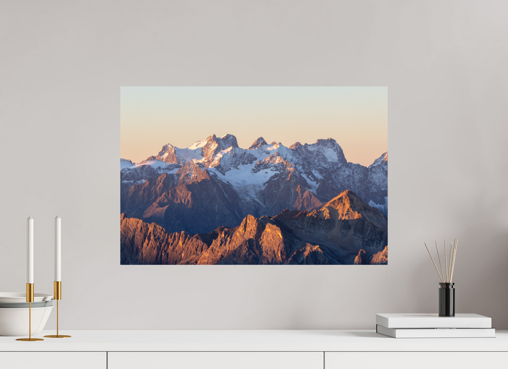 60 x 40 cm, Tirage Fine Art mat Au réveil des crêtes