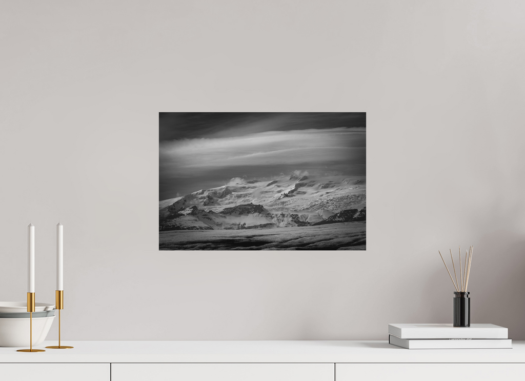 45 x 30 cm, Tirage Fine Art mat Sommet