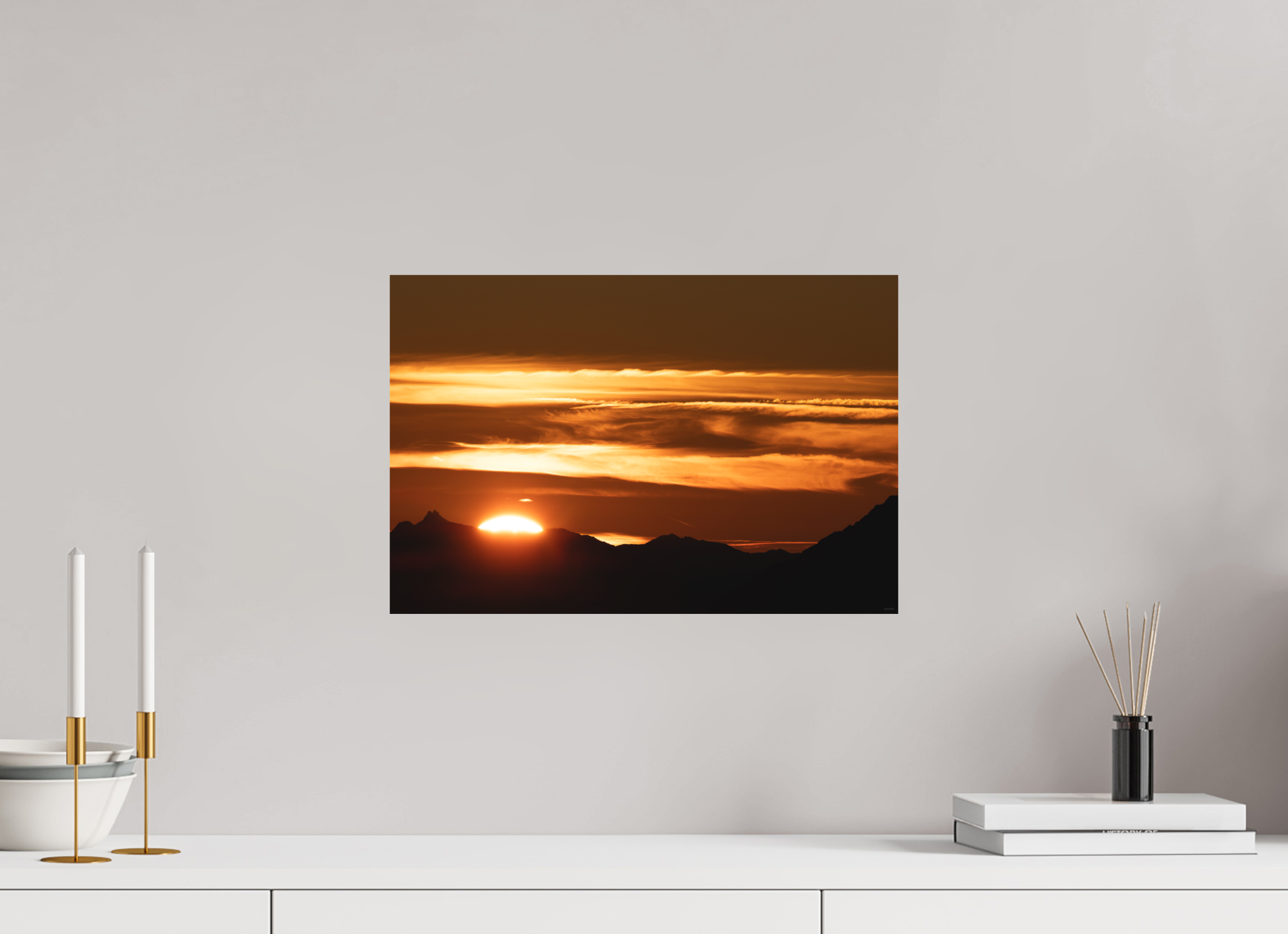 45 x 30 cm, Tirage Fine Art mat Velours solaires