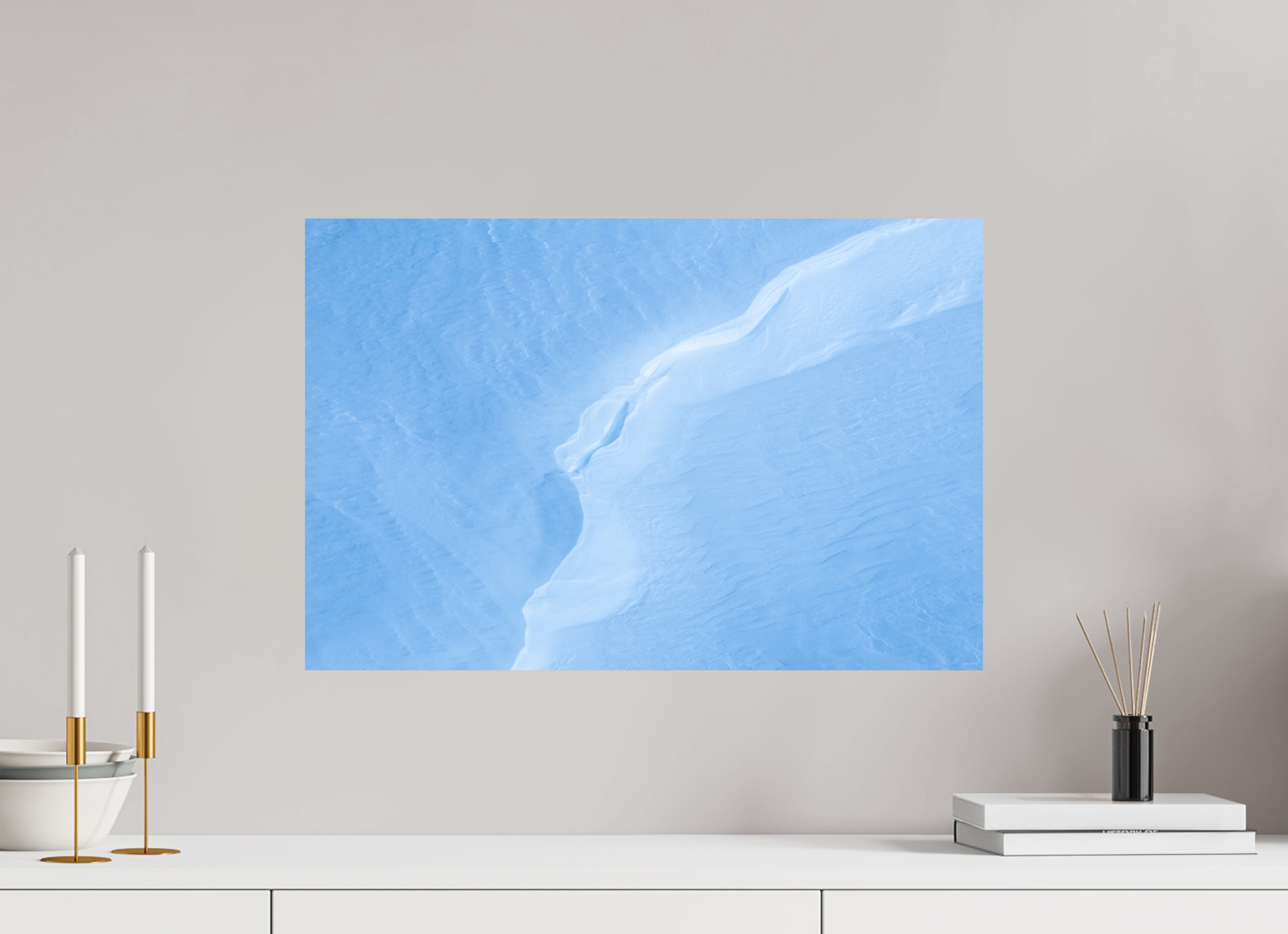 60 x 40 cm, Tirage Fine Art mat Ligne de silence