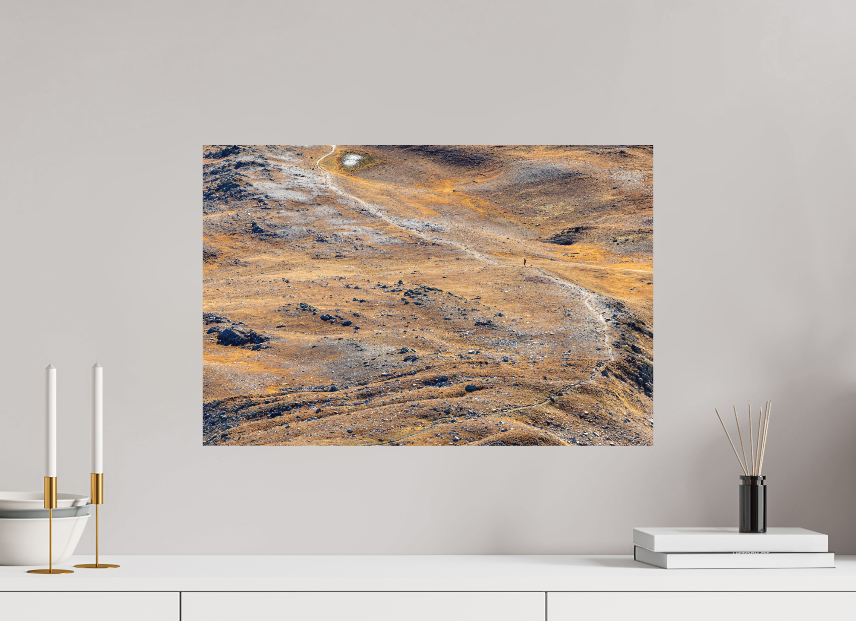 60 x 40 cm, Tirage Fine Art mat Seul au monde