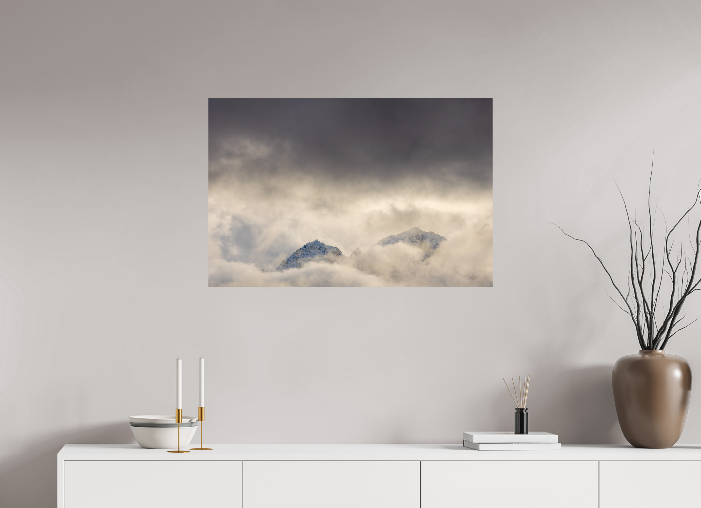 90 x 60 cm, Tirage Fine Art mat Entre deux souffles