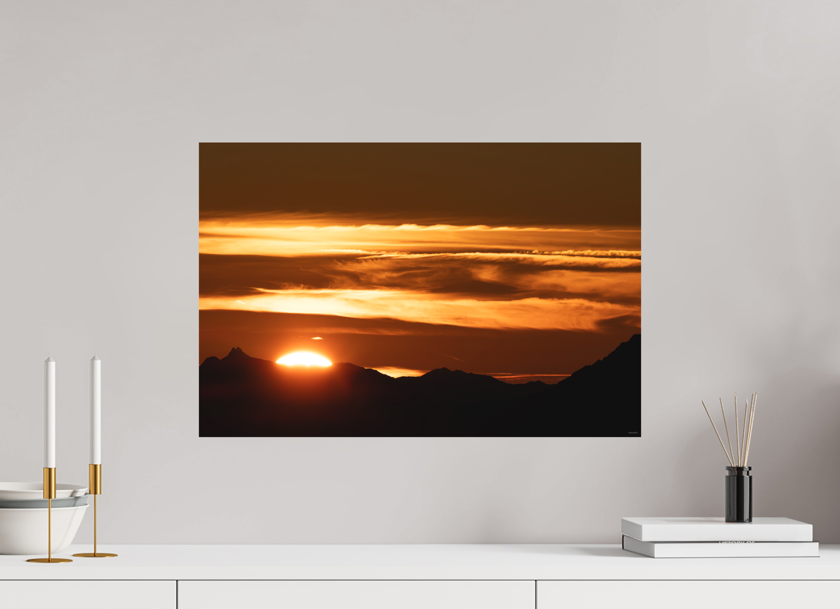 60 x 40 cm, Tirage Fine Art mat Velours solaires