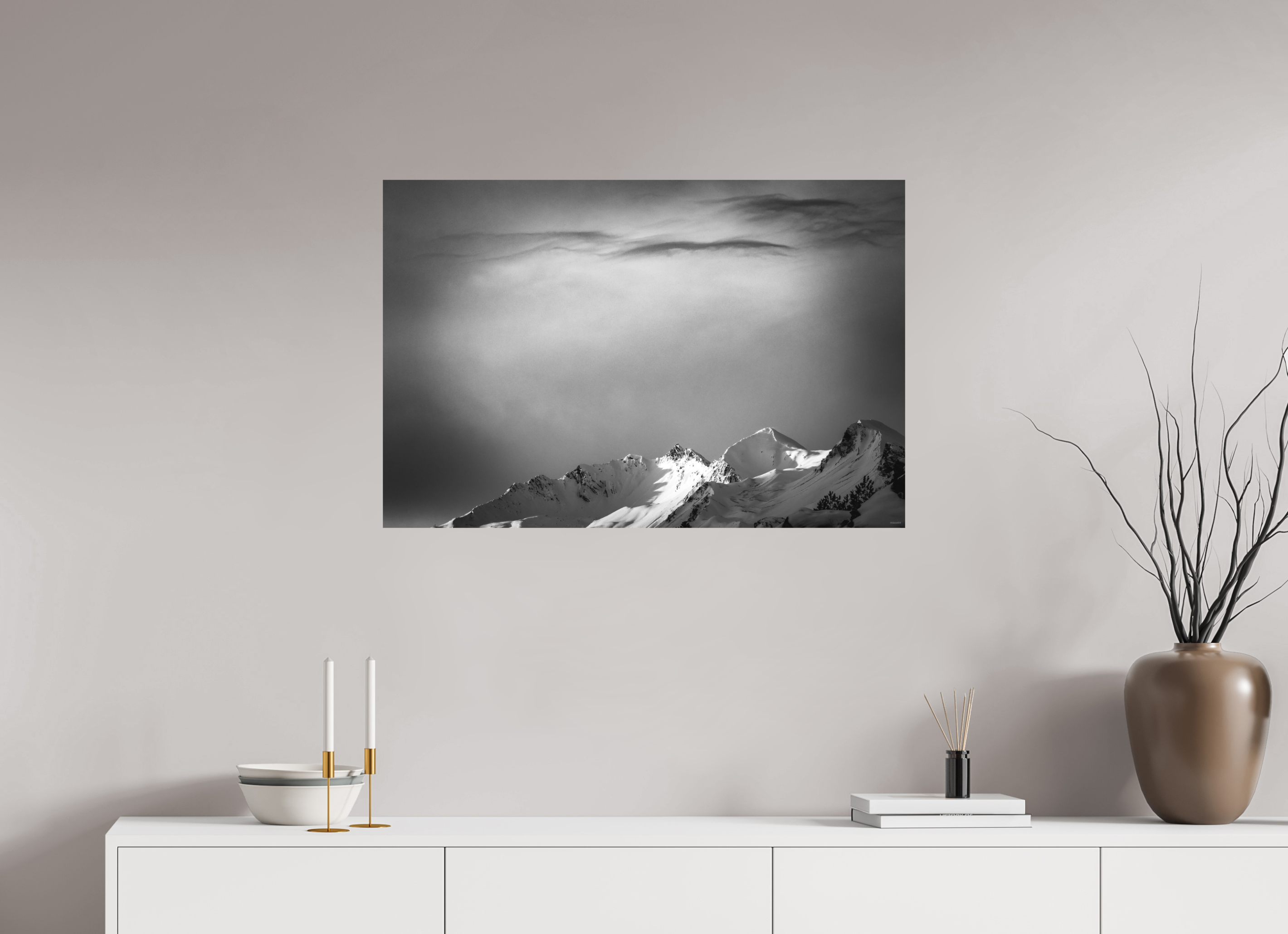 90 x 60 cm, Tirage Fine Art mat Cheveux d'ange