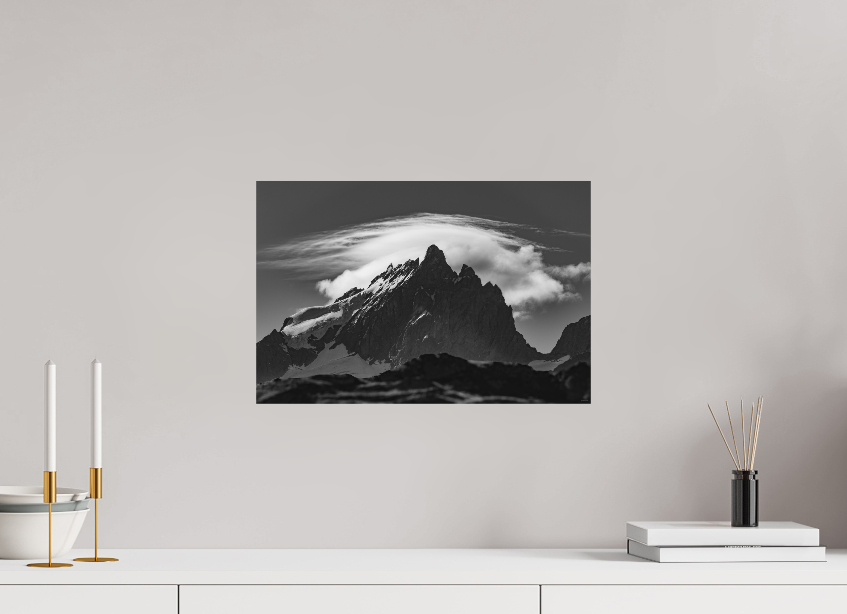 45 x 30 cm, Tirage Fine Art mat Le souffle de Dieu