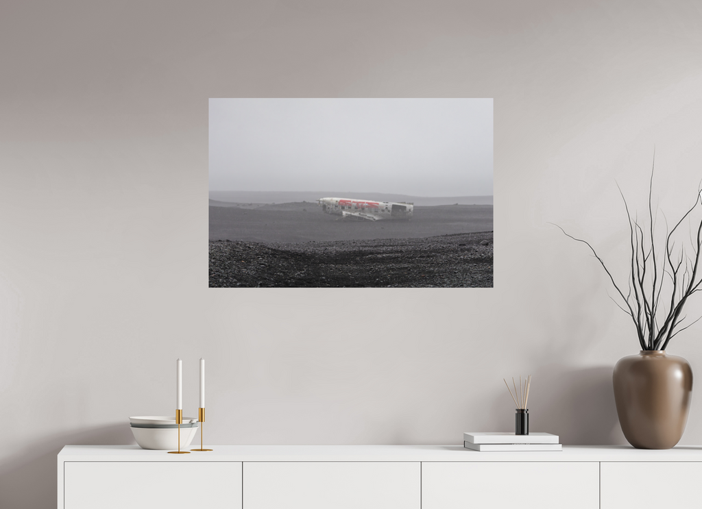 90 x 60 cm, Tirage Fine Art mat Crash