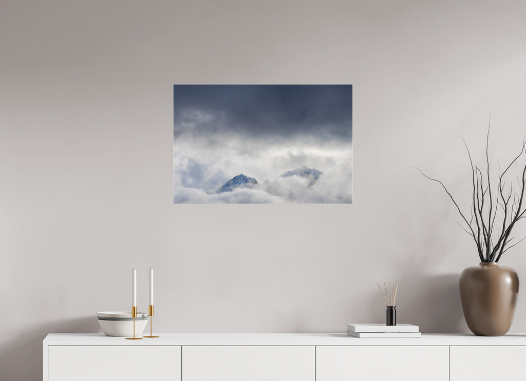 75 x 50 cm, Dibond verre brillant 2mm Entre deux souffles