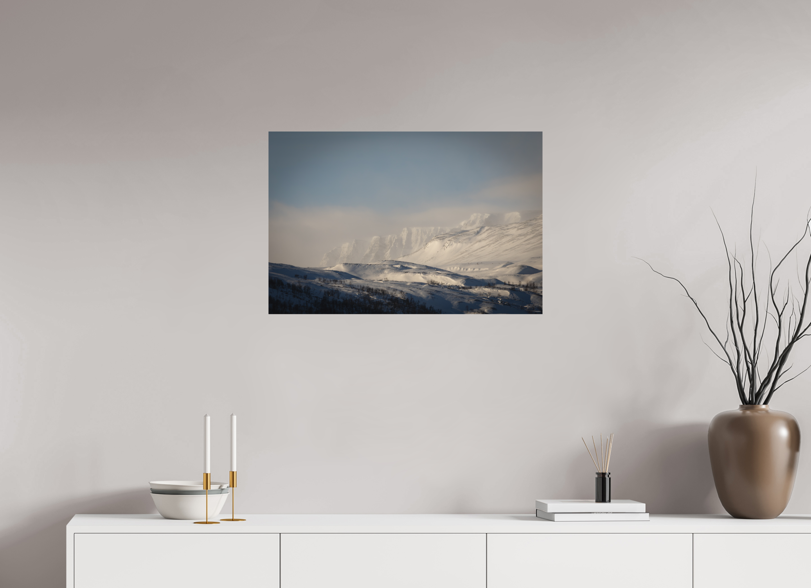 75 x 50 cm, Tirage Fine Art mat Âge de glace
