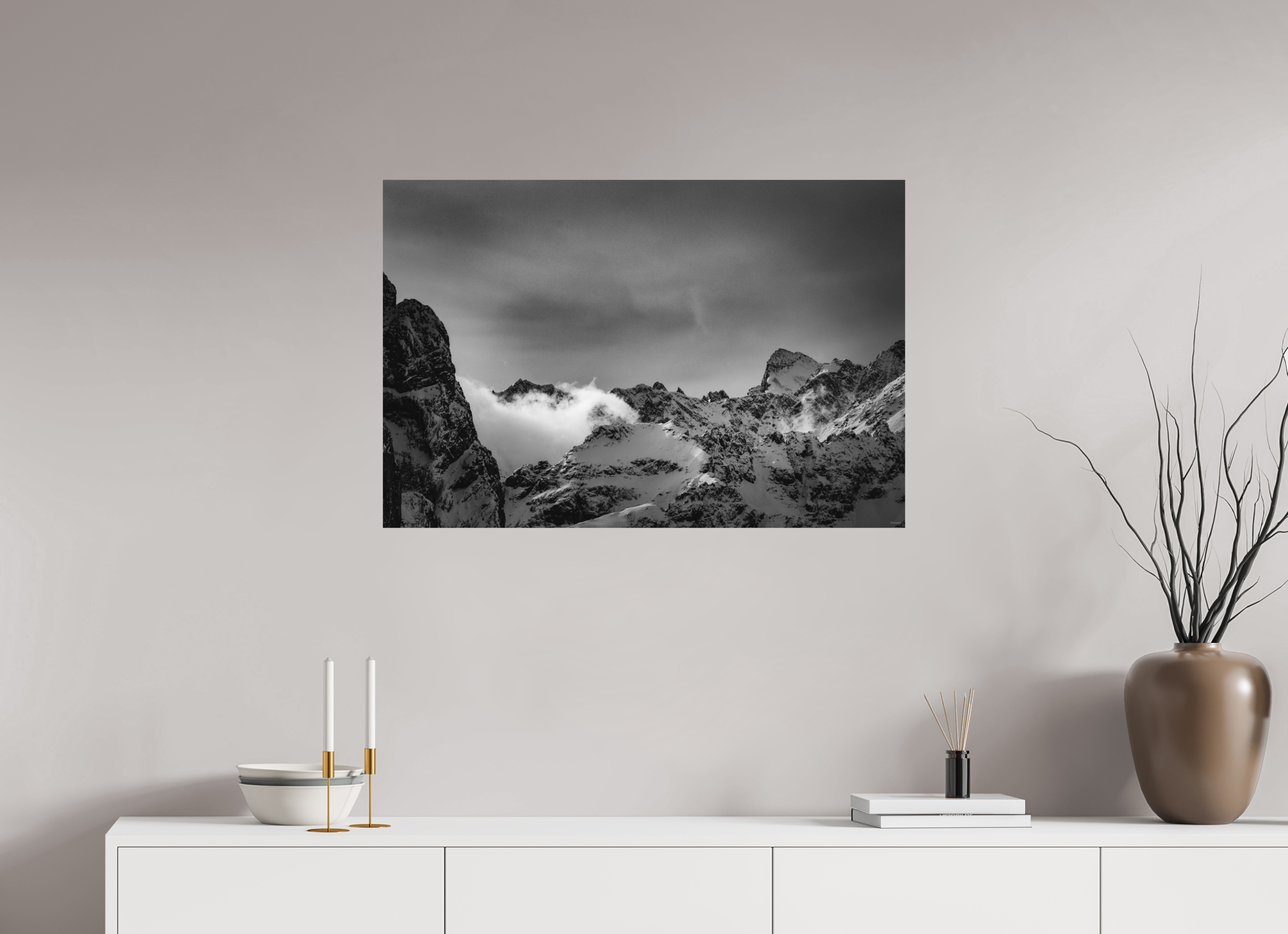 90 x 60 cm, Tirage Fine Art mat Volcanique