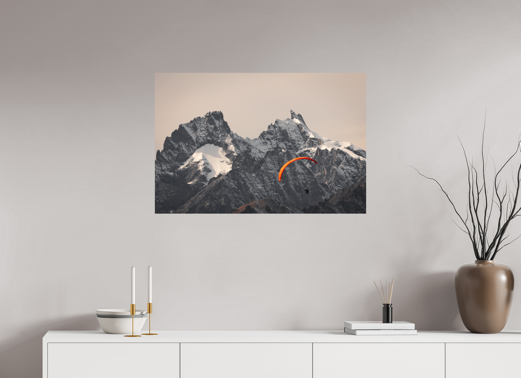 90 x 60 cm, Tirage Fine Art mat L'appel de la Meije