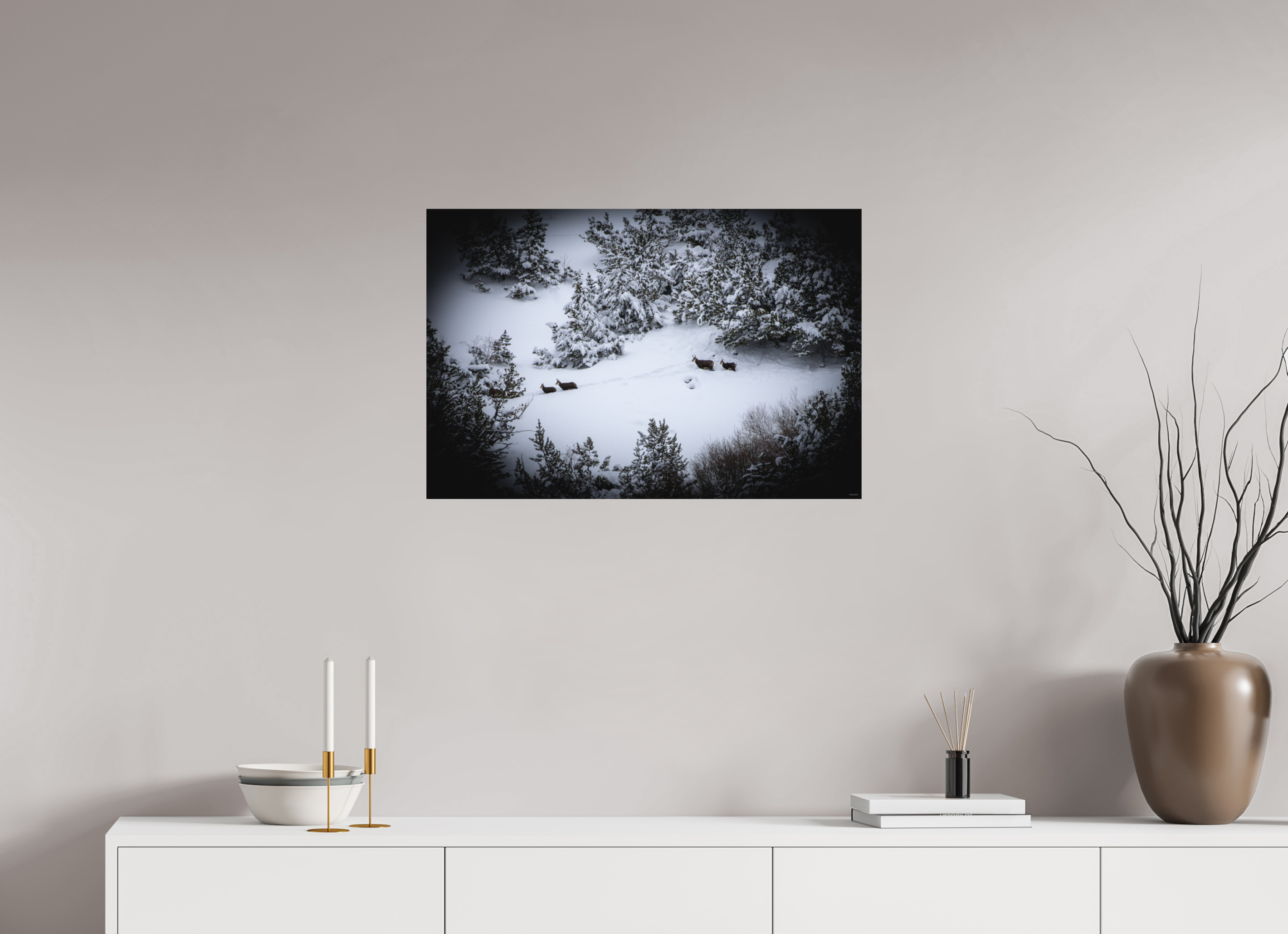 75 x 50 cm, Tirage Fine Art mat Ensemble